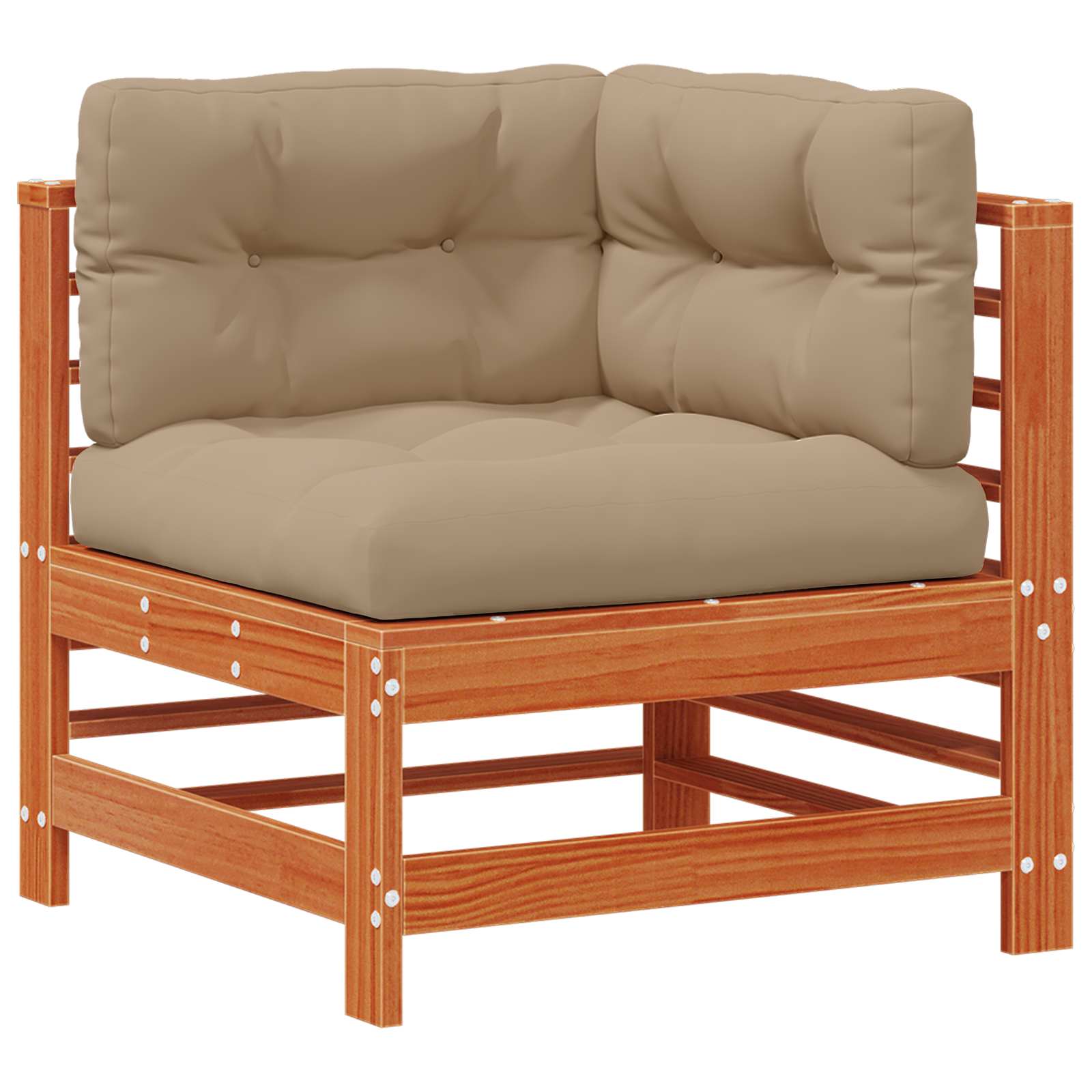 Set lounge namještaja za vrt 8 pcs Voštanosmeđa