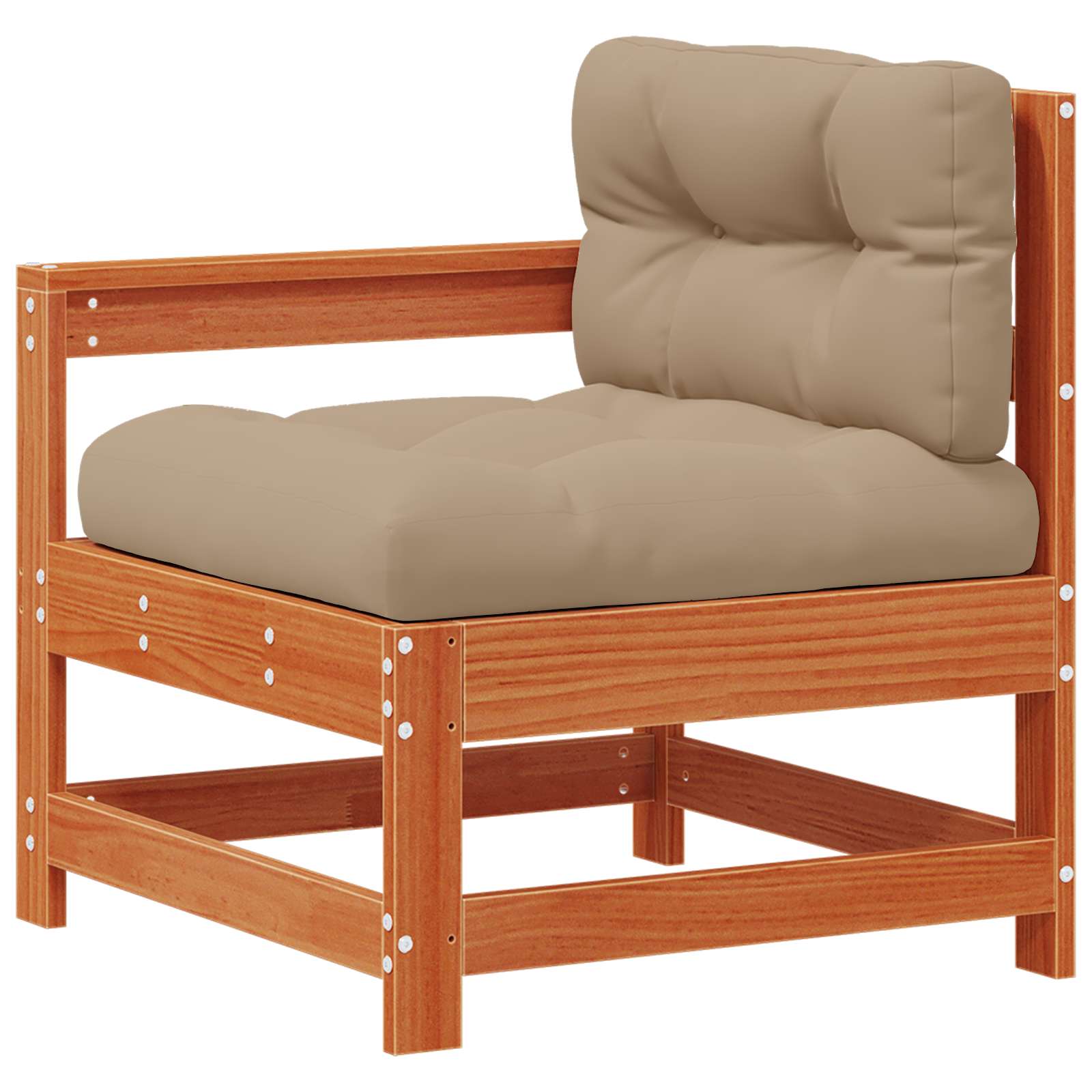 Set lounge namještaja za vrt 7 pcs Bakarno smeđa bor