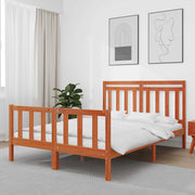 Krevetna konstrukcija Vosak smeđa 205,5 x 155,5 x 100 cm