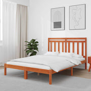 Krevetna konstrukcija Vosak smeđa 205,5 x 145,5 x 100 cm
