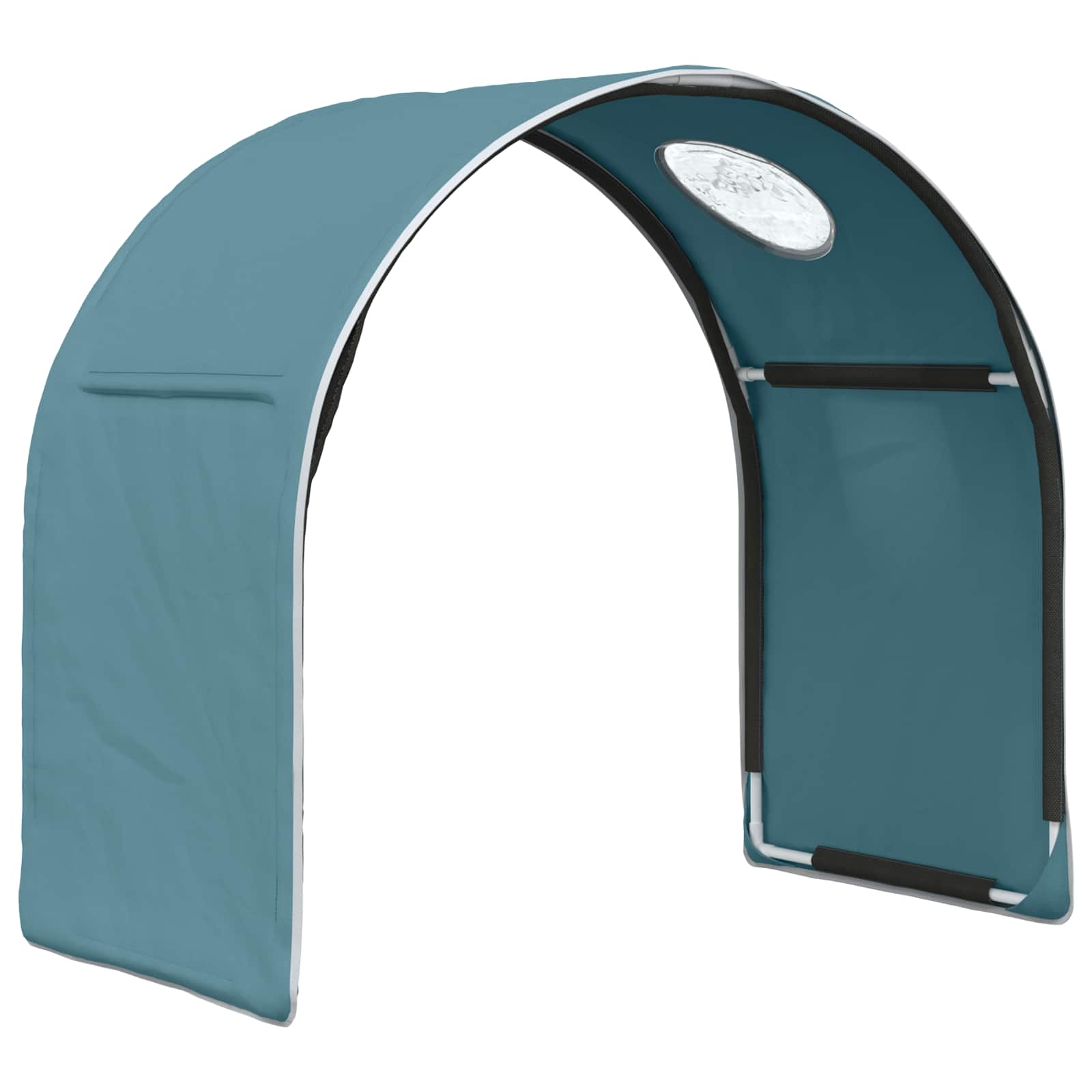 Tunis za krevet 2 pcs Svijetloplava 211 x 52,5 x 2 cm Poliester