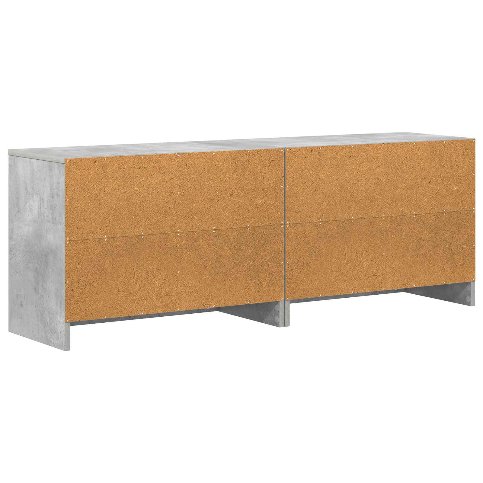 Ormarić za krevet s policom 2 pcs Betonska siva 66 x 33 x 48 cm