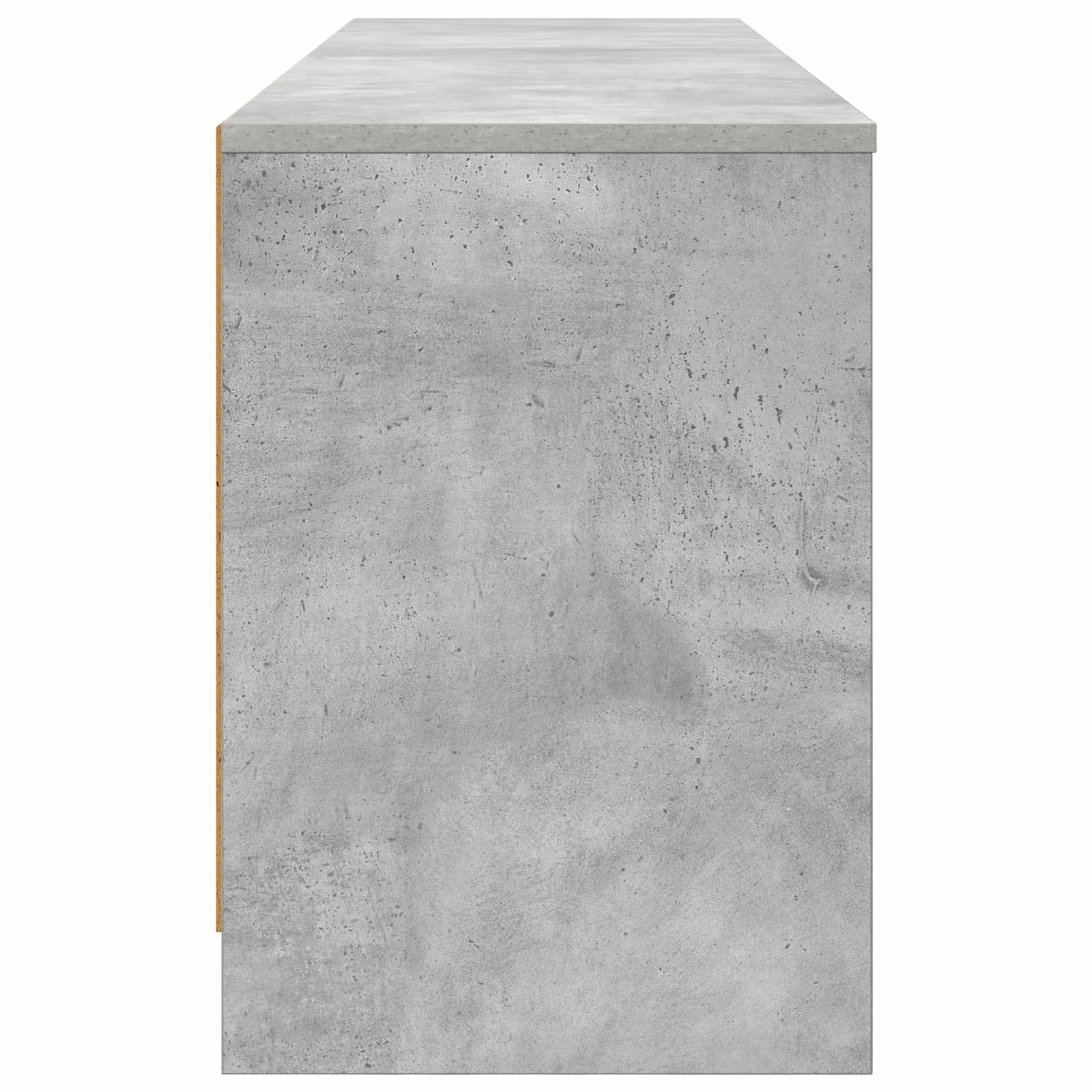 Ormarić za krevet s policom 2 pcs Betonska siva 66 x 33 x 48 cm