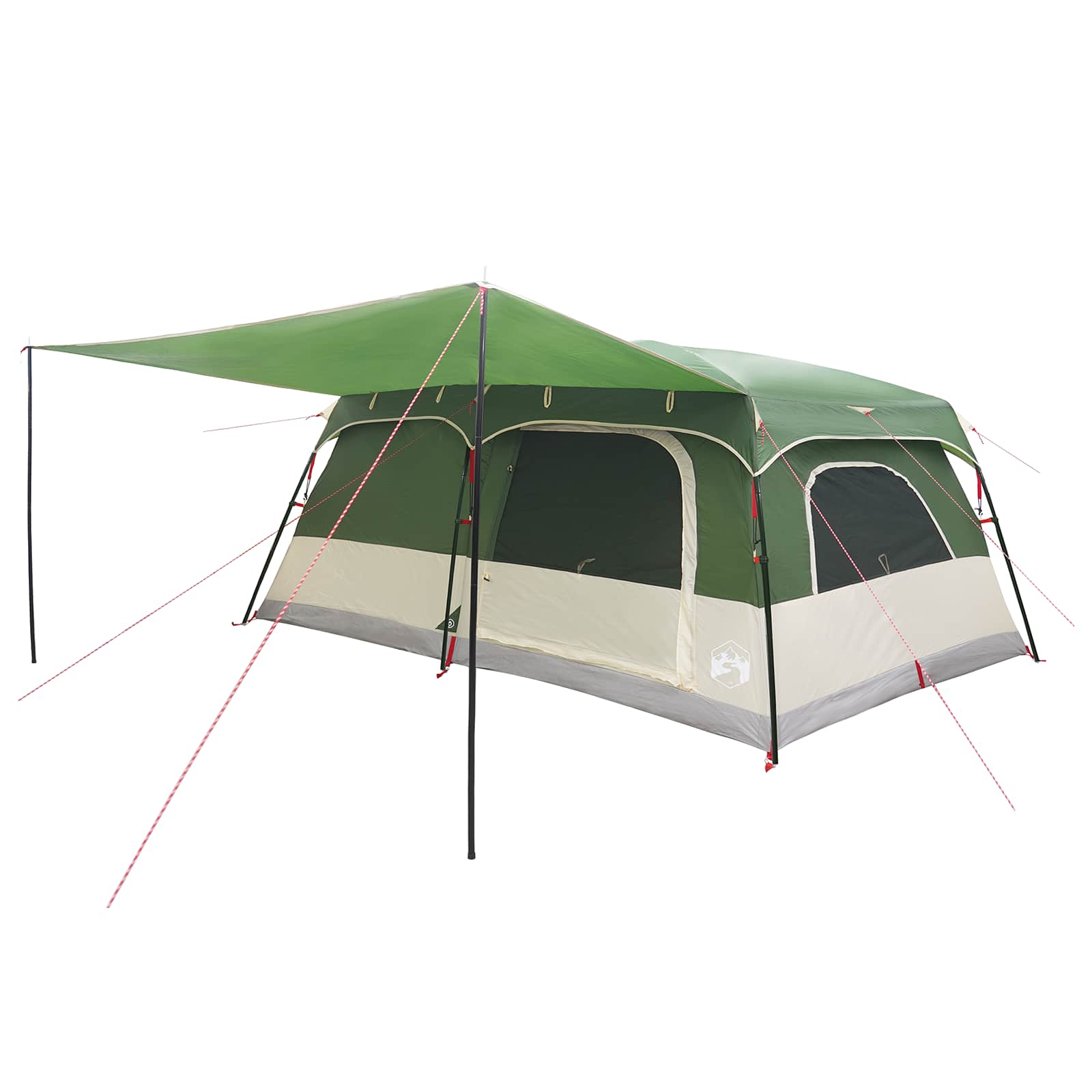 Obiteljski šator Zelena 500 x 400 x 230 cm Poliester i čelik