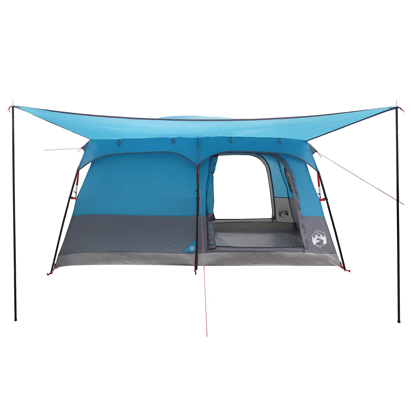 Obiteljski šator Plava 500 x 400 x 230 cm Poliester i čelik