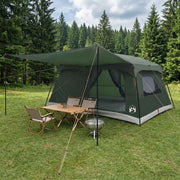 Obiteljski šator s krovom Maslinasto zelena 500 x 400 x 230 cm