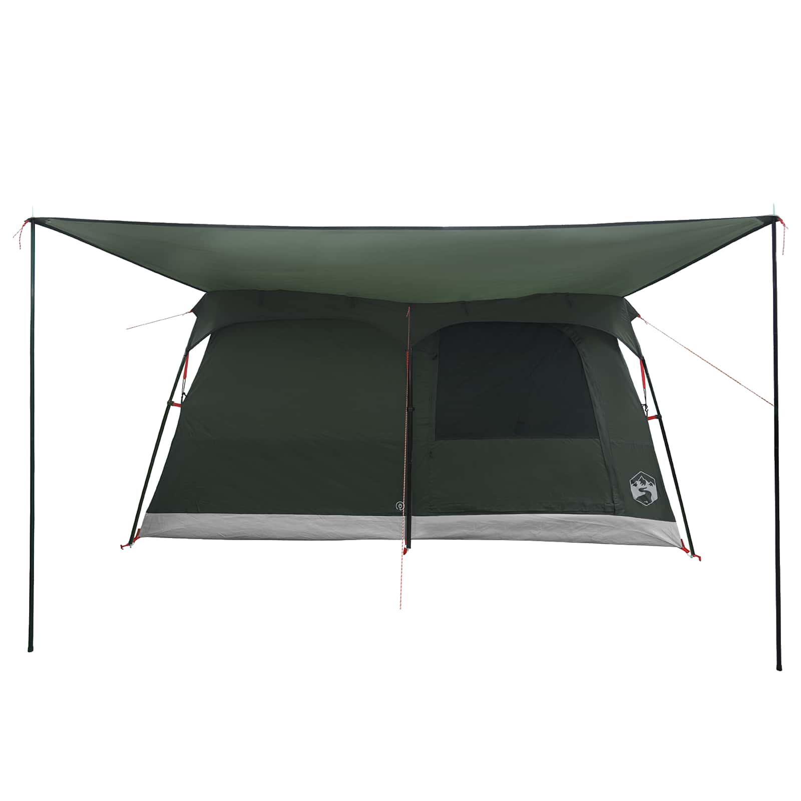 Obiteljski šator s krovom Maslinasto zelena 500 x 400 x 230 cm