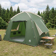 Kabinski šator s krovom Zelena 210 x 210 x 138 cm Poliester