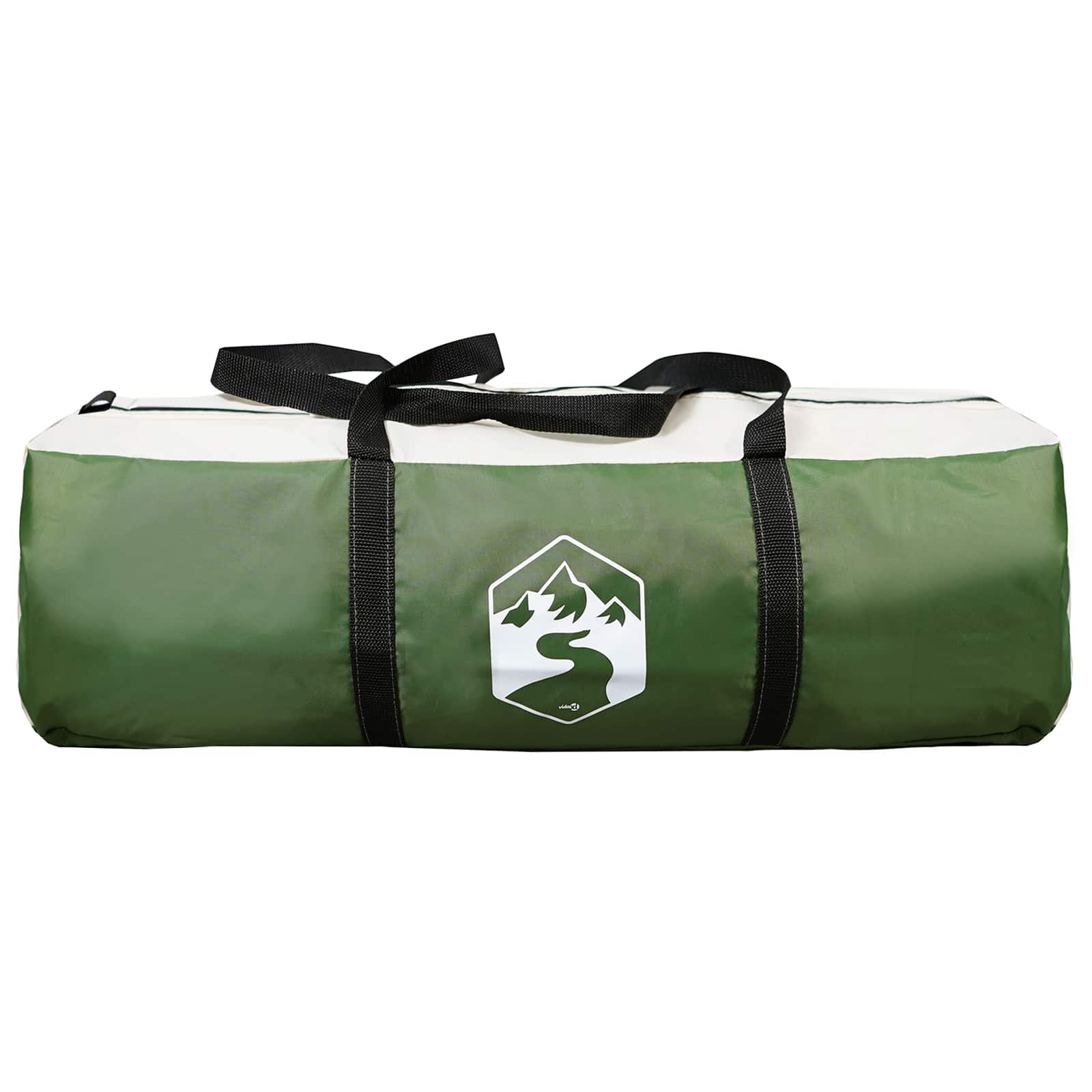 Kabinski šator s krovom Zelena 300 x 210 x 156 cm Poliester