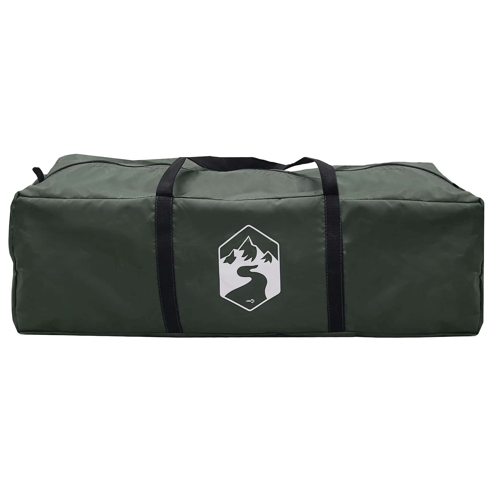 Šator za auto Maslinasto zelena 350 x 250 cm Poliester i čelik