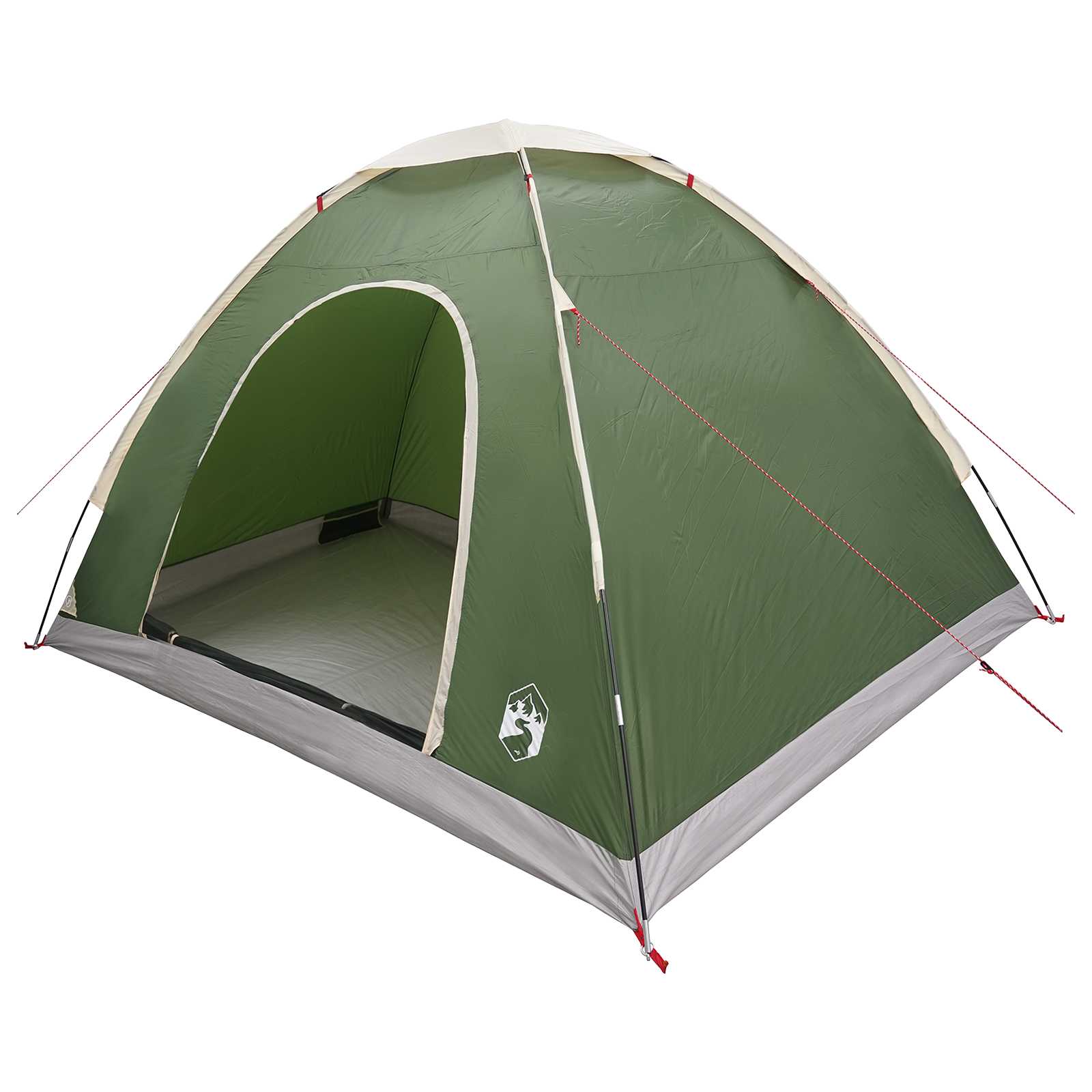 Kamping šator s krovom Zelena 275 x 215 x 125 cm