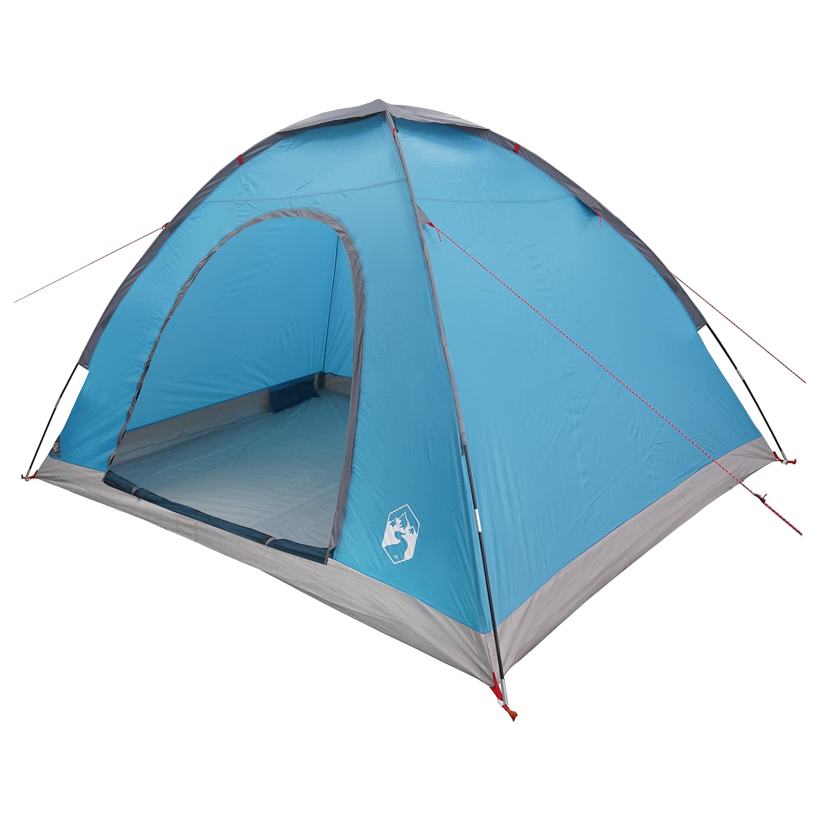 Kamping šator s krovom Plava 275 x 215 x 125 cm