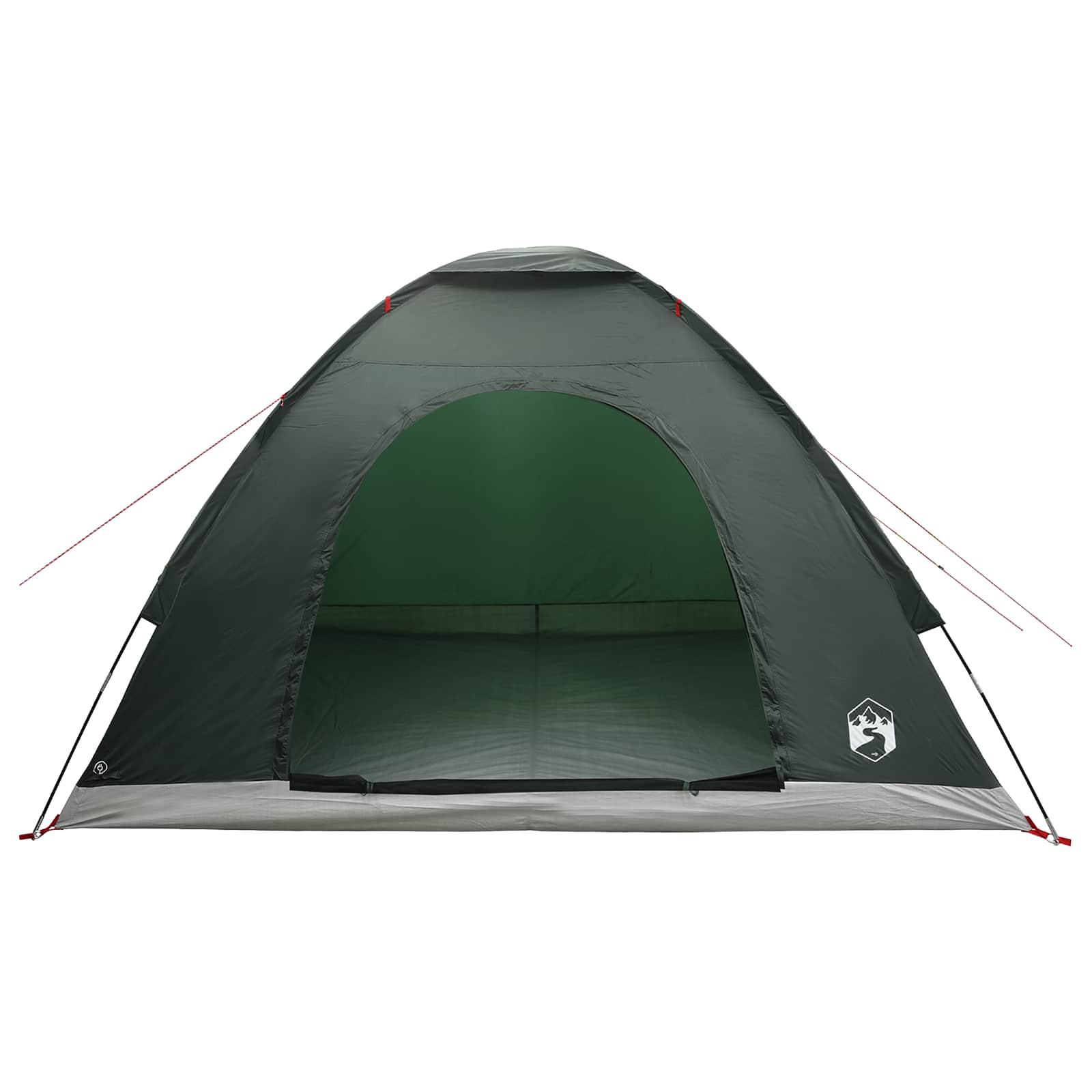 Kamping šator s krovom Maslinasto zelena 275 x 215 x 125 cm