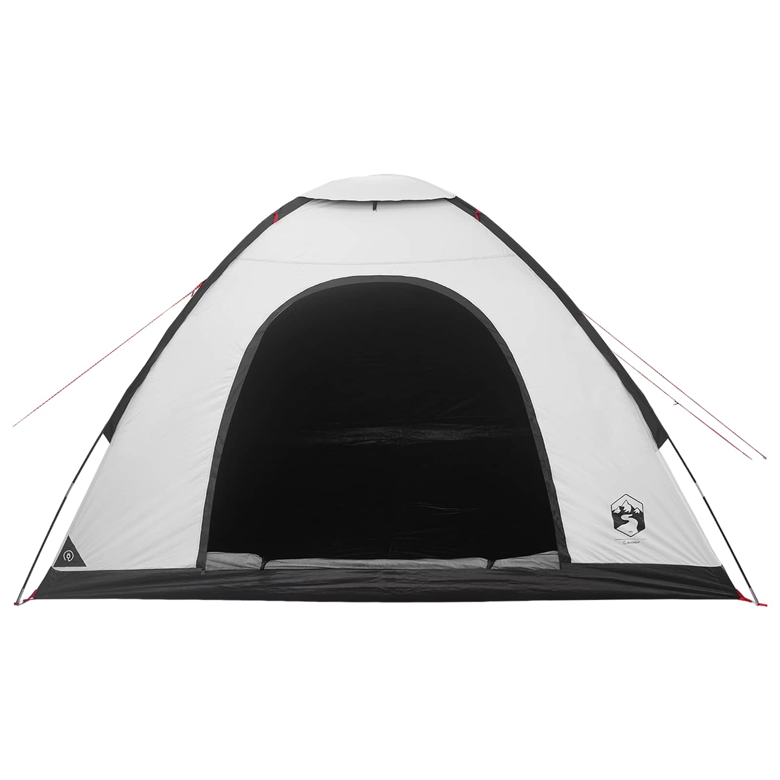 Kamping šator s krovom Bijeli Blackout 275 x 215 x 125 cm