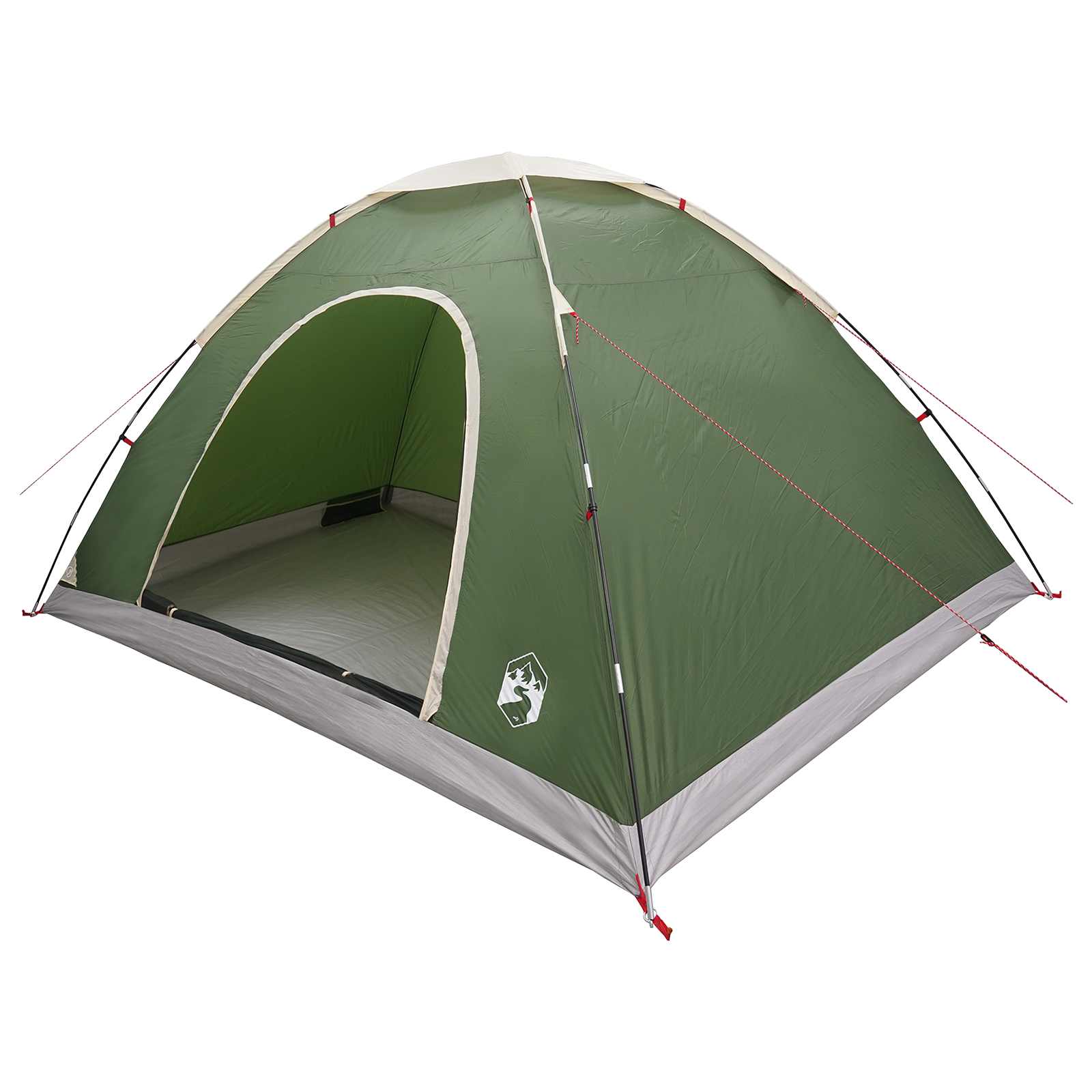 Kamping šator s krovom Zelena 335 x 275 x 180 cm