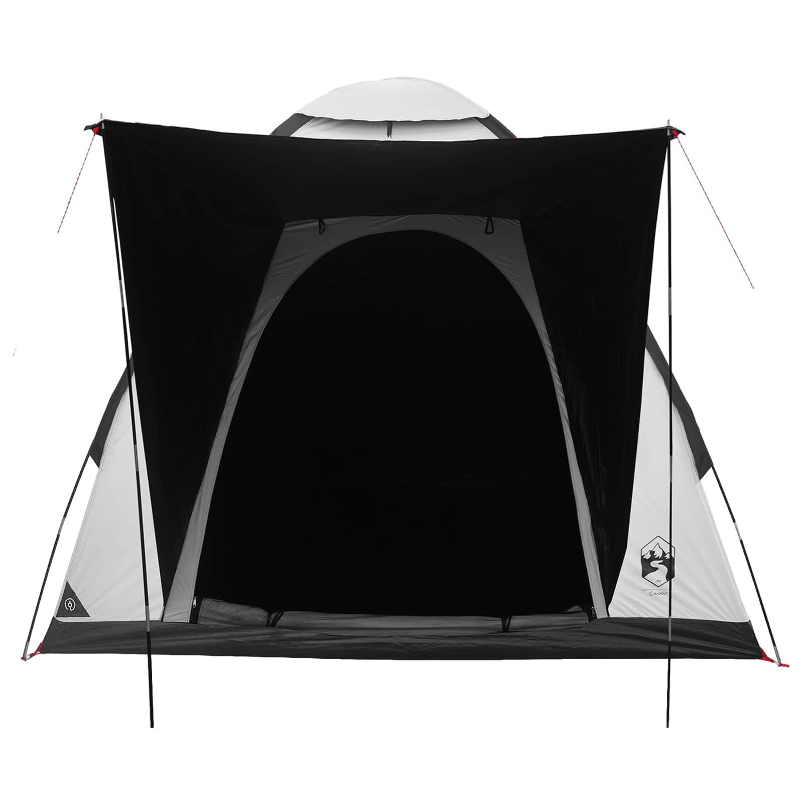 Kamping šator s krovom Bijeli Blackout 190 x 140 x 105 cm