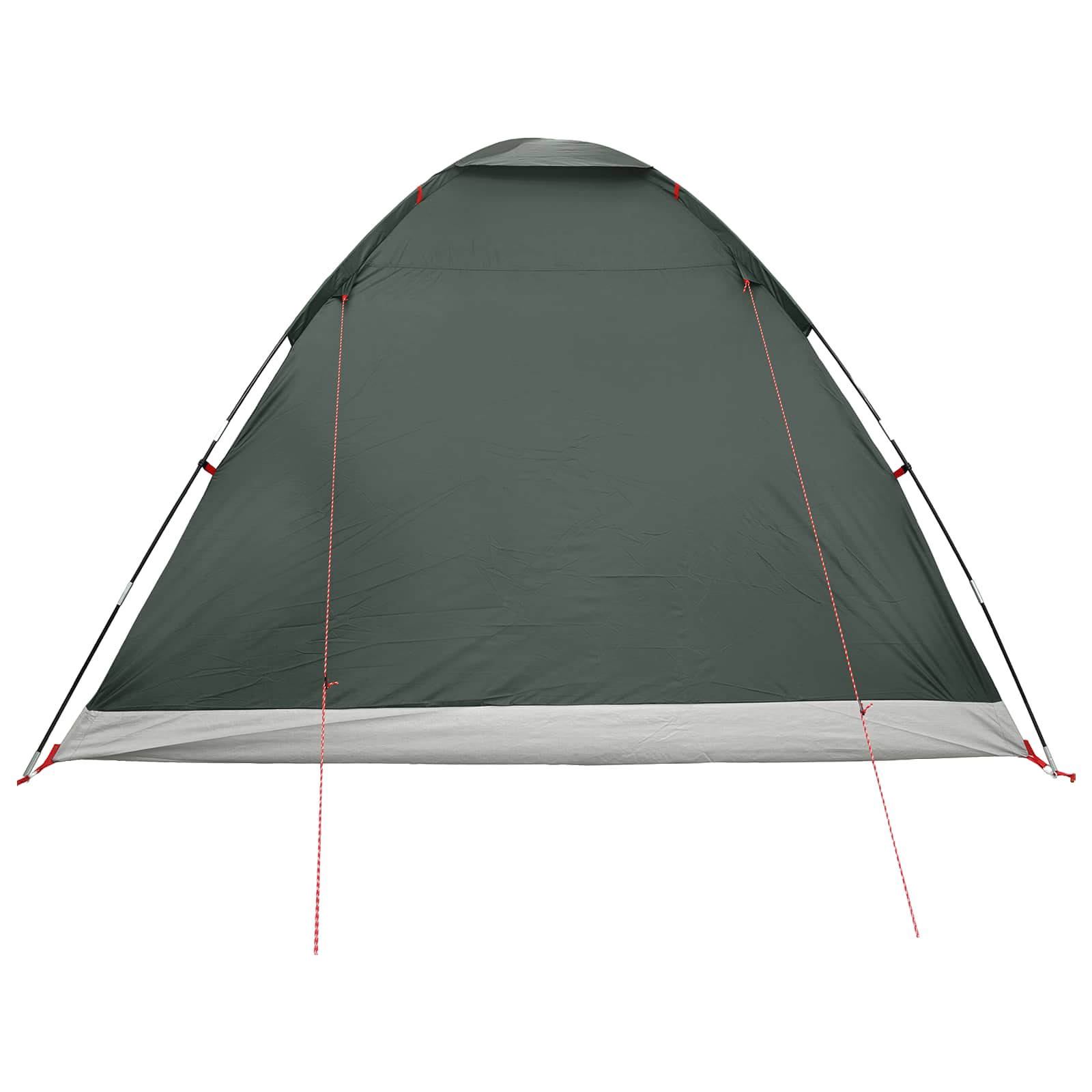 Kamping šator s krovom Maslinasto zelena 335 x 275 x 180 cm
