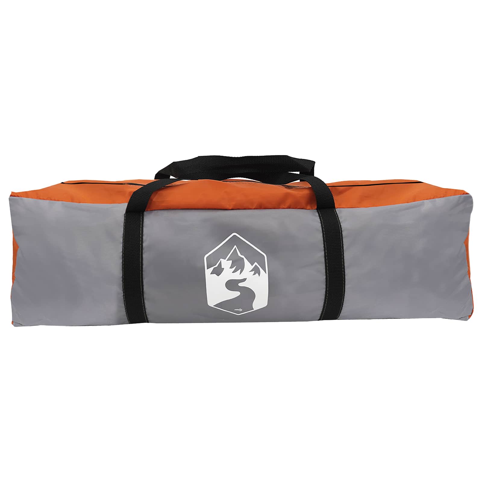 Instant šator s krovom Siva i narančasta 305 x 215 x 140 cm