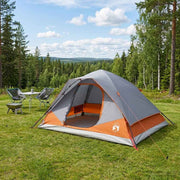 Instant šator s krovom Siva i narančasta 305 x 215 x 140 cm