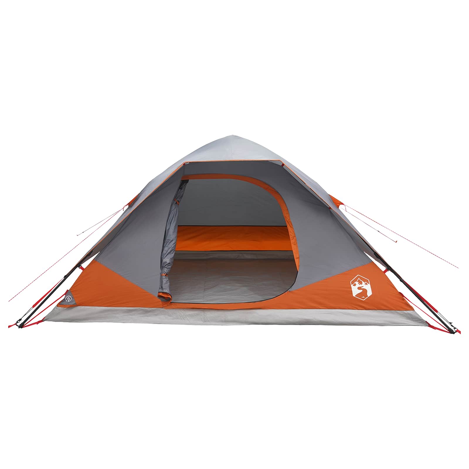 Instant šator s krovom Siva i narančasta 305 x 215 x 140 cm