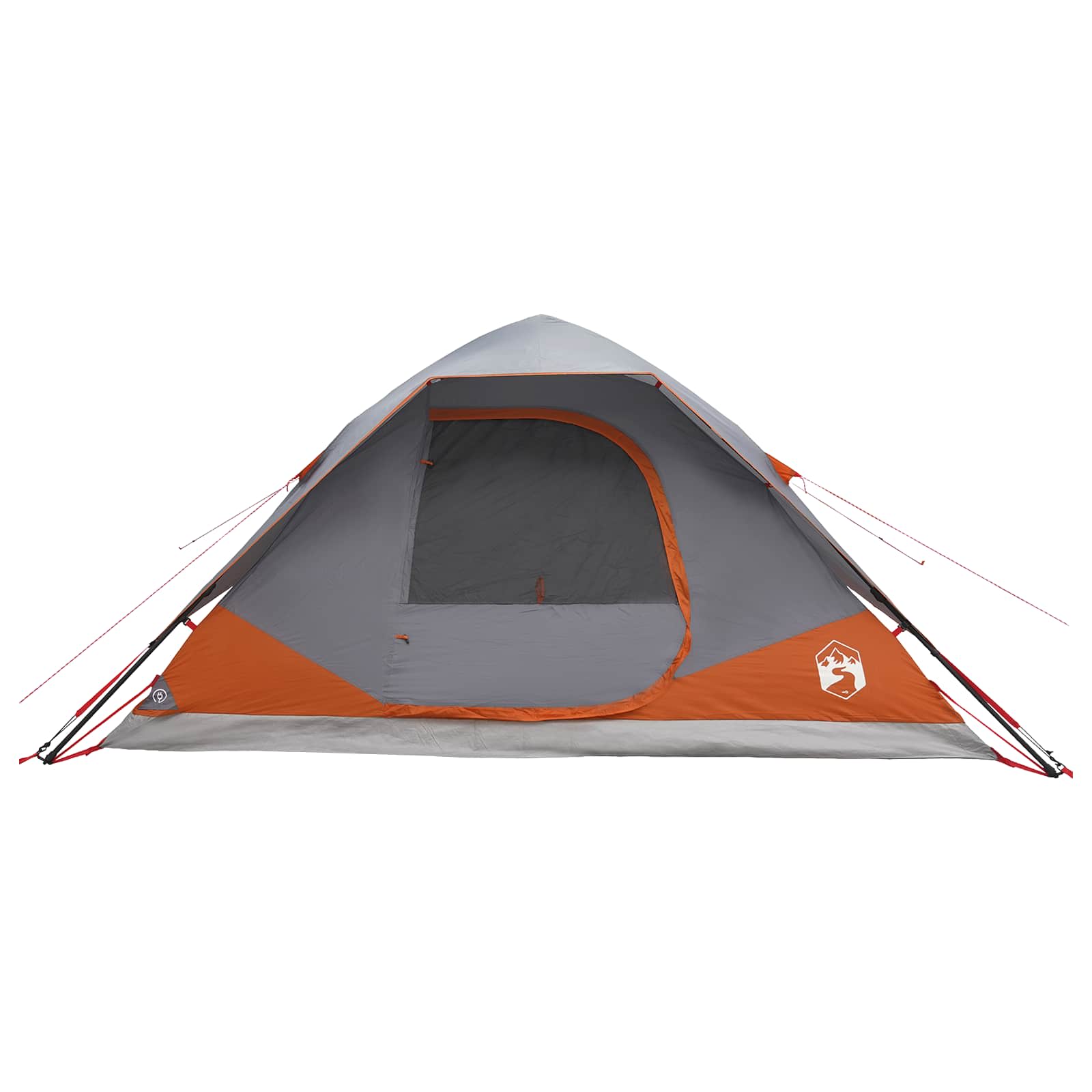 Instant šator s krovom Siva i narančasta 305 x 215 x 140 cm