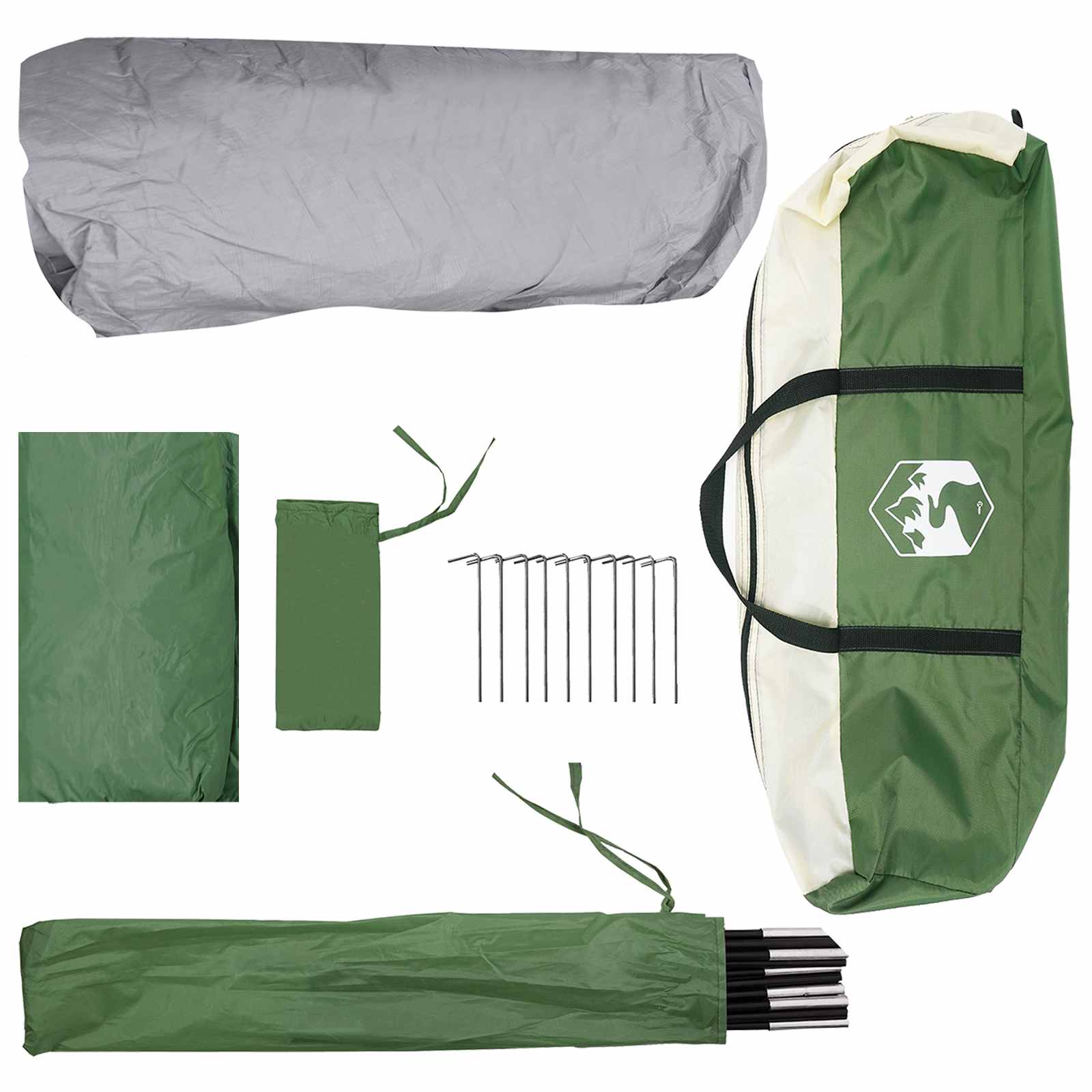 Instant šator Zelena 305 x 275 x 190 cm Poliester i čelik