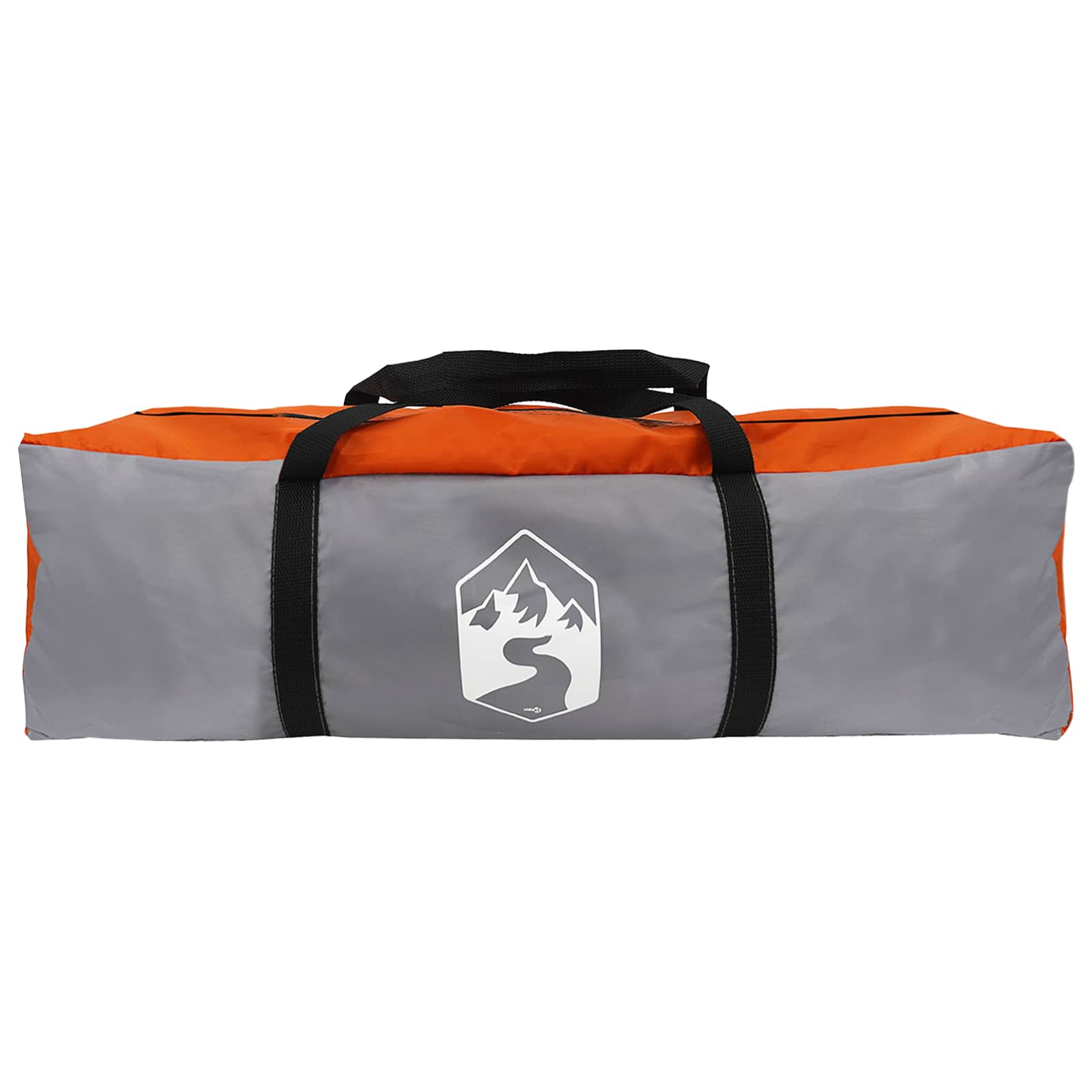 Tipi šator s krovom Siva i narančasta 800 x 800 x 430 cm