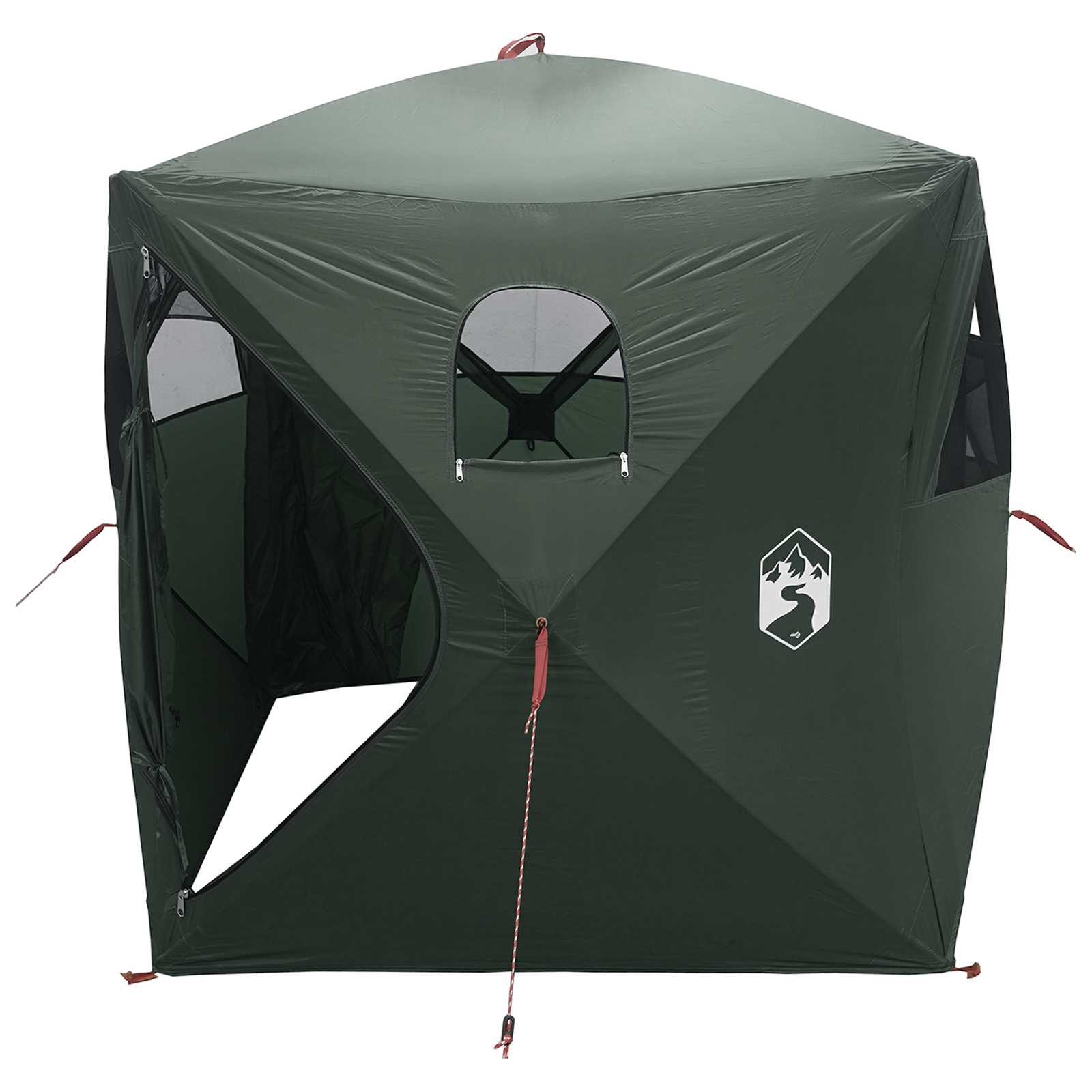 Lovni šator s krovom Maslinasto zelena 143 x 143 x 165 cm