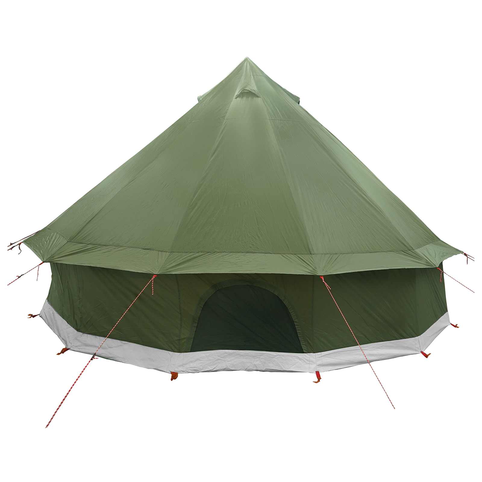 Tipi šator s krovom Maslinastozelena 300 x 300 x 200 cm