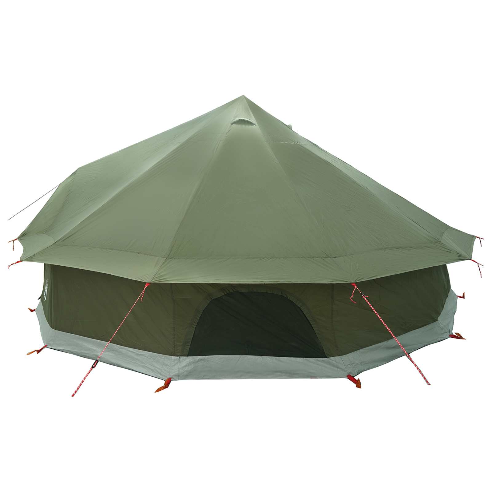 Tipi šator s krovom Maslinastozelena 600 x 600 x 350 cm