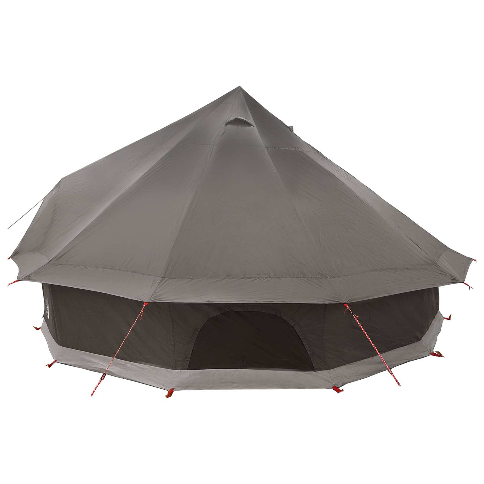 Tipi šator Smeđa siva 500 x 500 x 300 cm Poliester i čelik