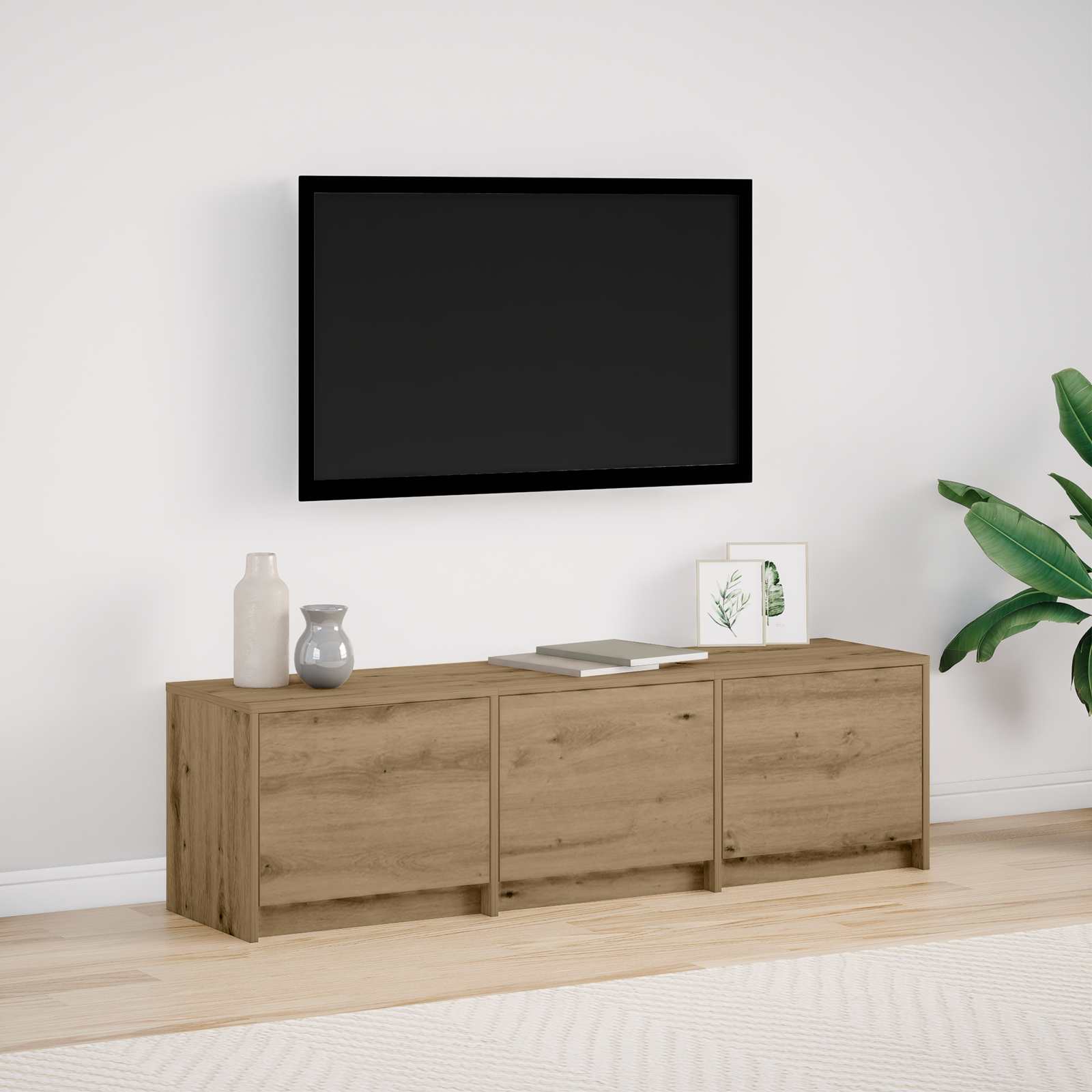 TV ormar Umjetnički hrast 140 x 34 x 40 cm Konstruirano drvo