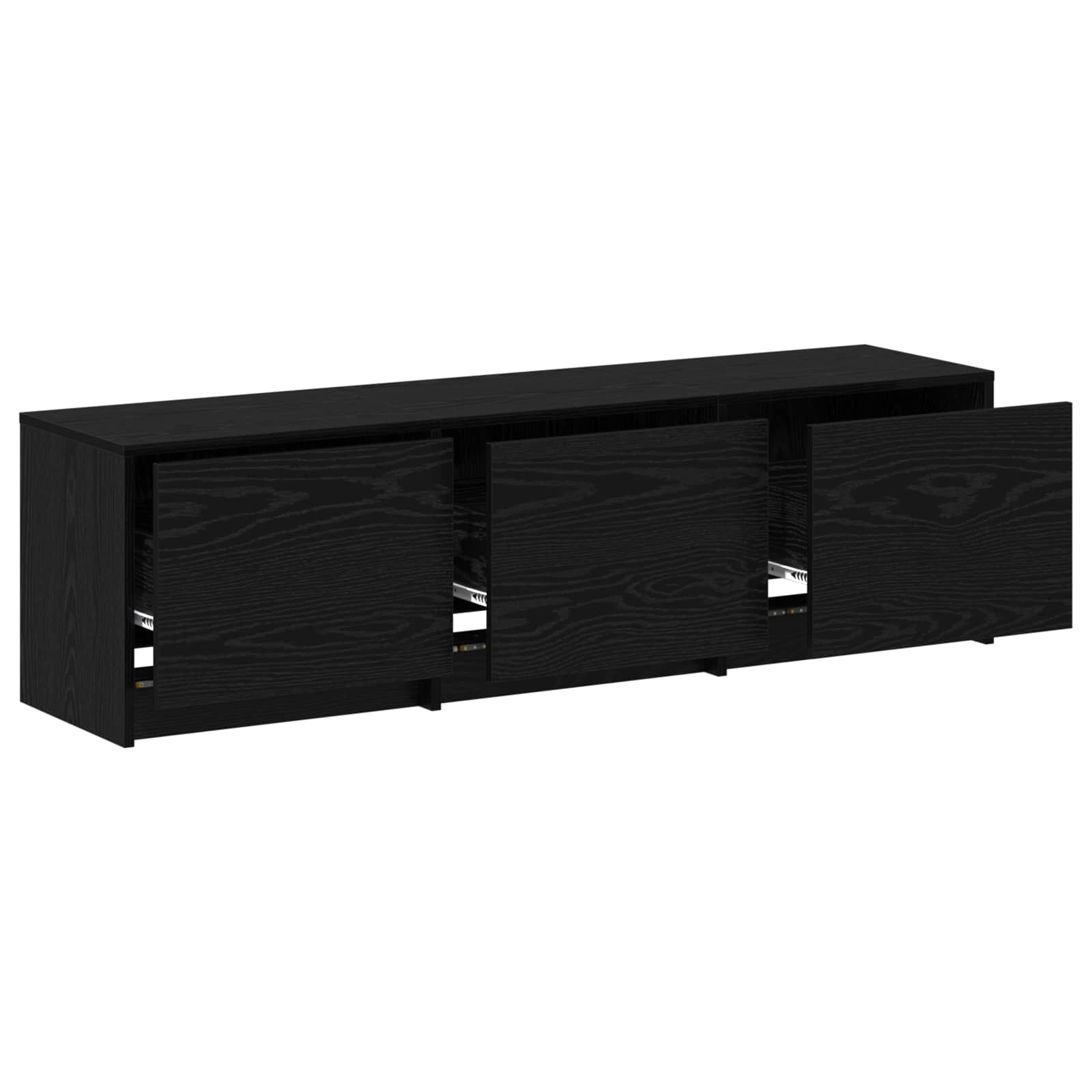TV ormar Crni hrast 140 x 34 x 40 cm Konstruirano drvo