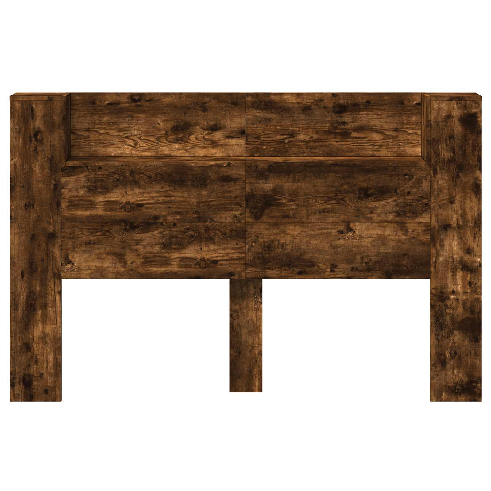 Krevetna ploča s LED-om Dimljeni Hrast 160 x 16,5 x 103,5 cm