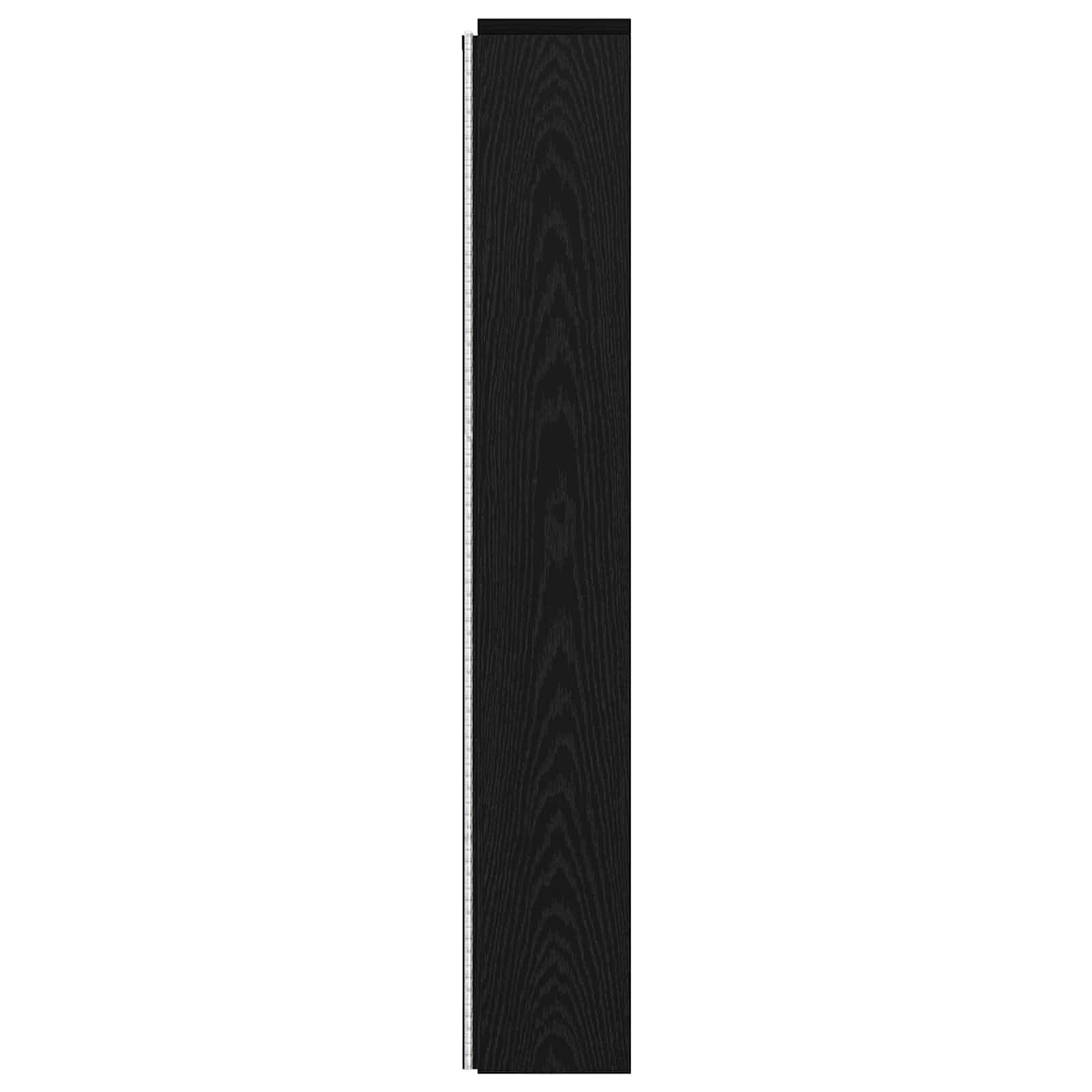 Krevetna ploča s LED-om Zidne Crni Hrast 160 x 16,5 x 103,5 cm