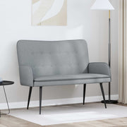 Sofa za dvije osobe Svijetlo siva 115 x 61 x 87 cm tkanina