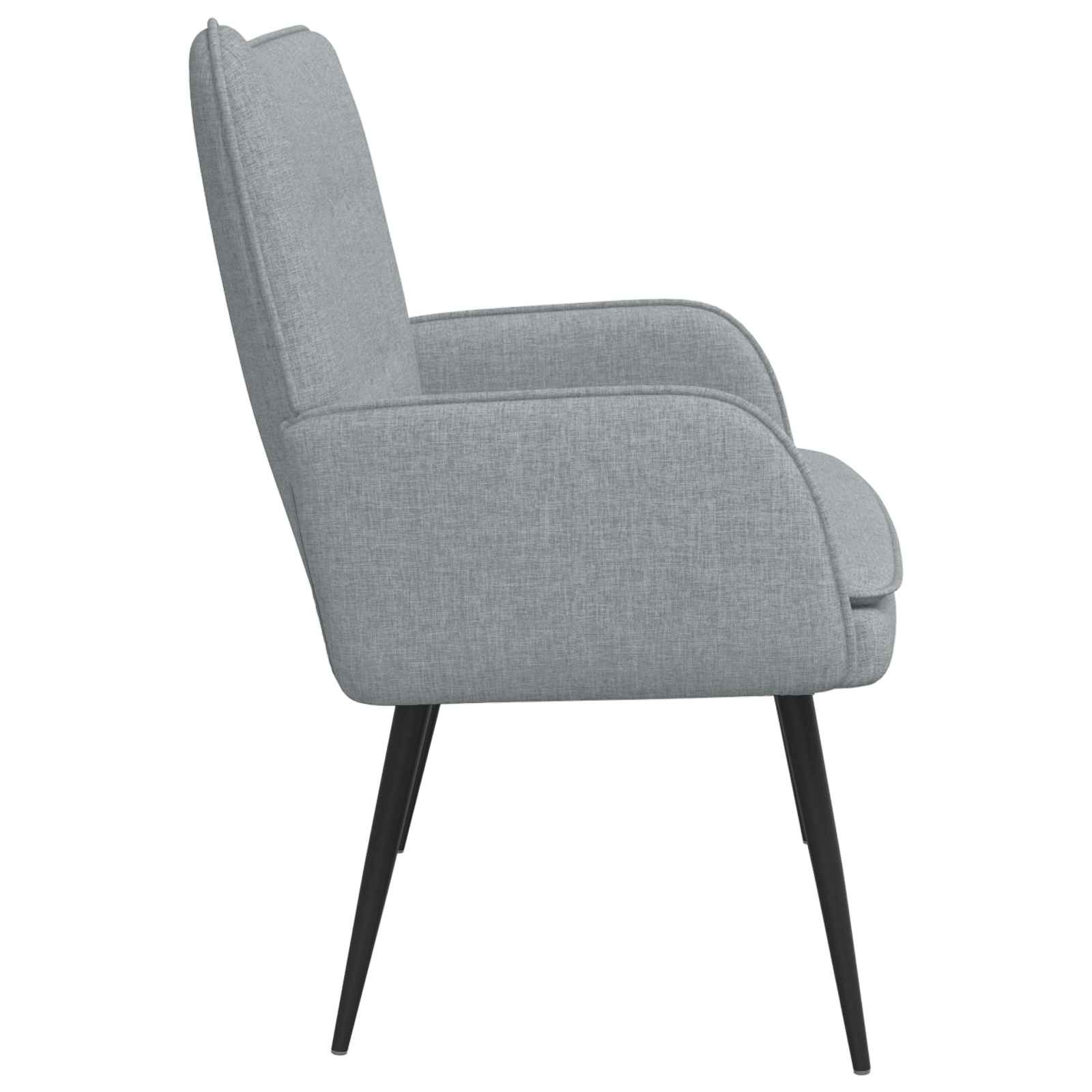 Sofa za dvije osobe Svijetlo siva 115 x 61 x 87 cm tkanina