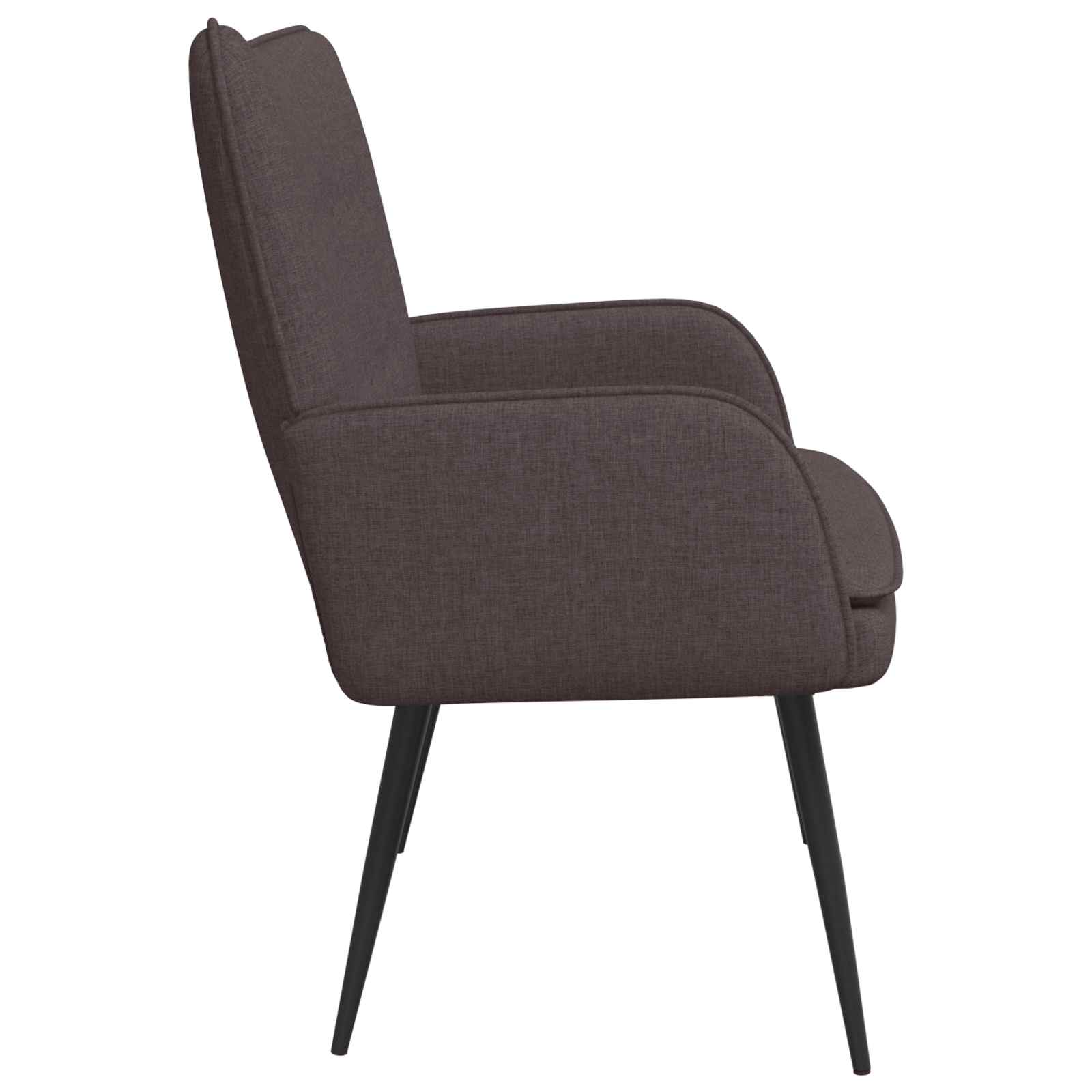Sofa za dvije osobe Tamno smeđa 115 x 61 x 87 cm Tkanina