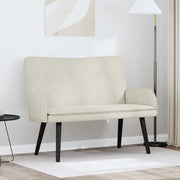 Kauč za dvoje Krema 115 x 61 x 87 cm Baršun