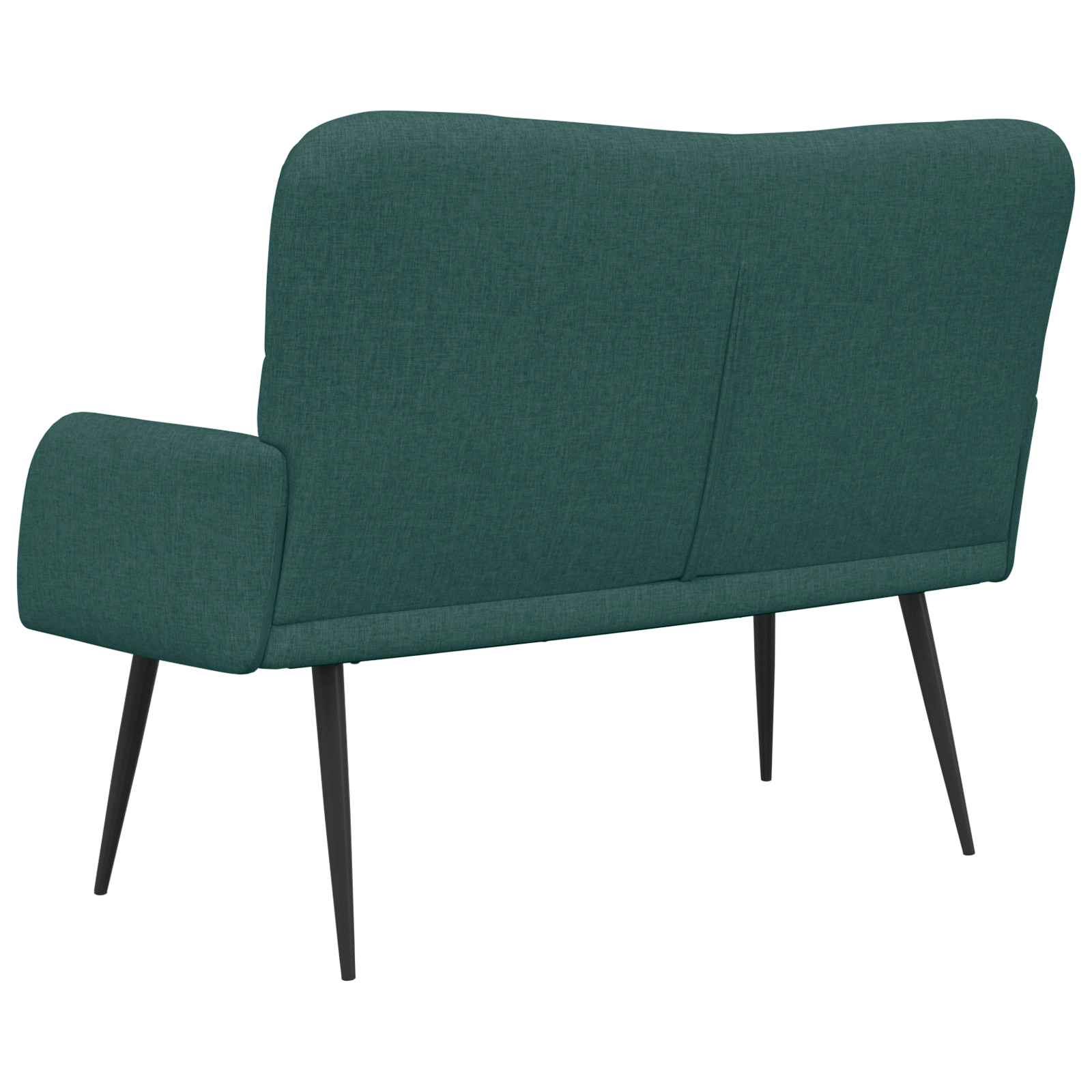Sofa za dvije osobe Tamnozelena 115 x 61 x 87 cm Tkanina