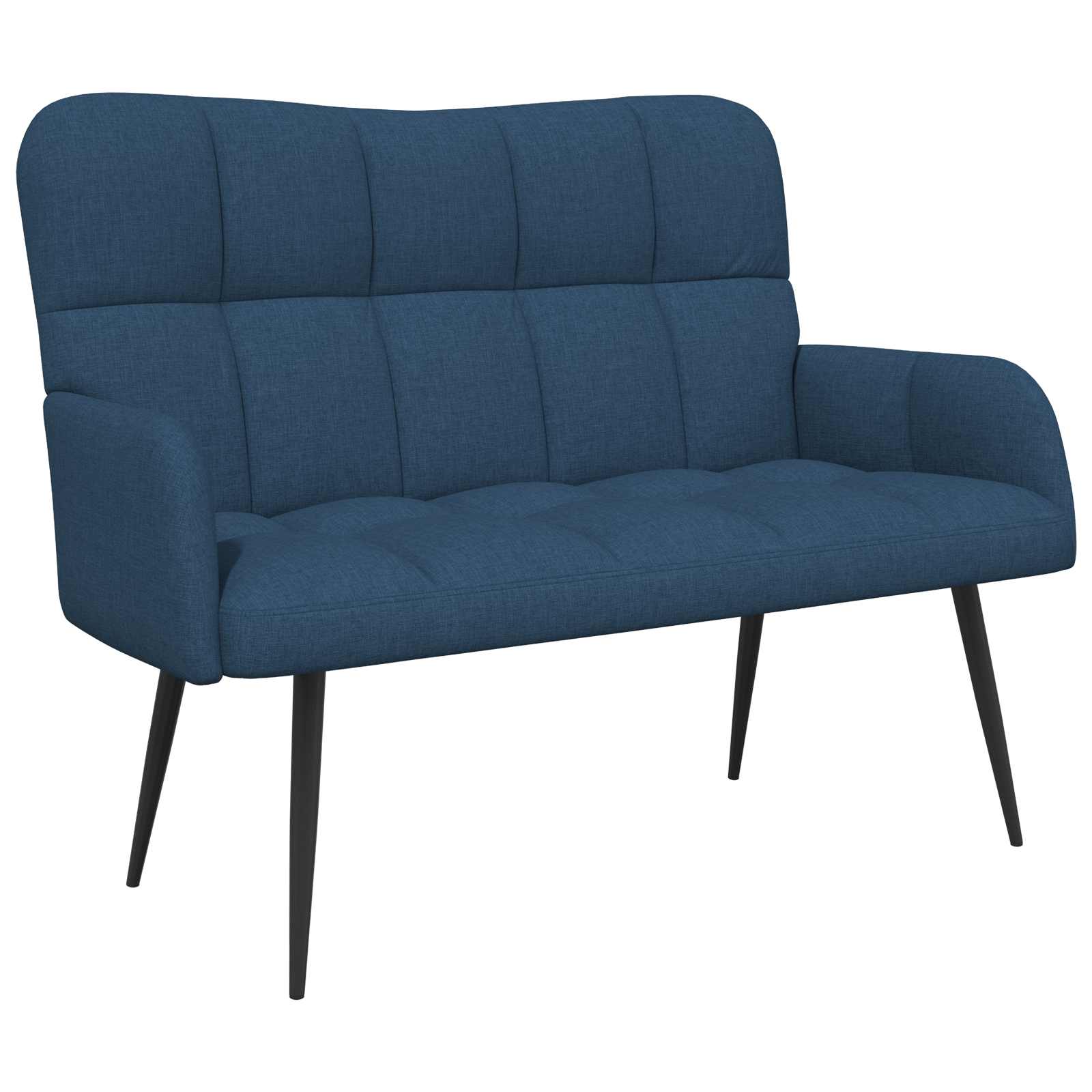 Sofa za dvije osobe Plava 115 x 61 x 87 cm Tkanina