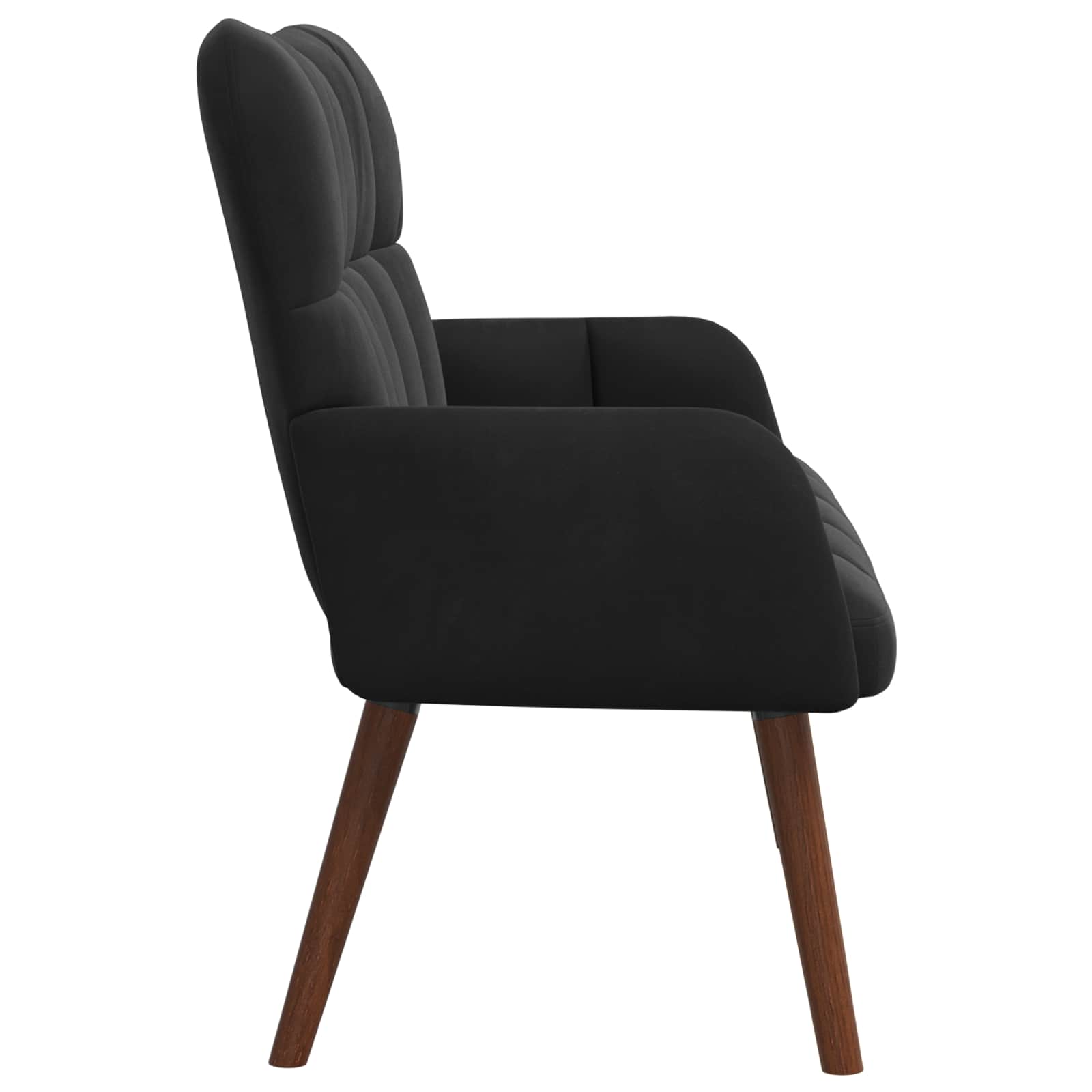 Sofa za dvije osobe Crna 115 x 61 x 87 cm Baršun