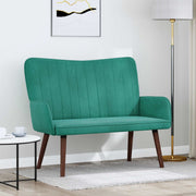 Sofa za dvije osobe Tirkizna 115 x 61 x 87 cm Baršun