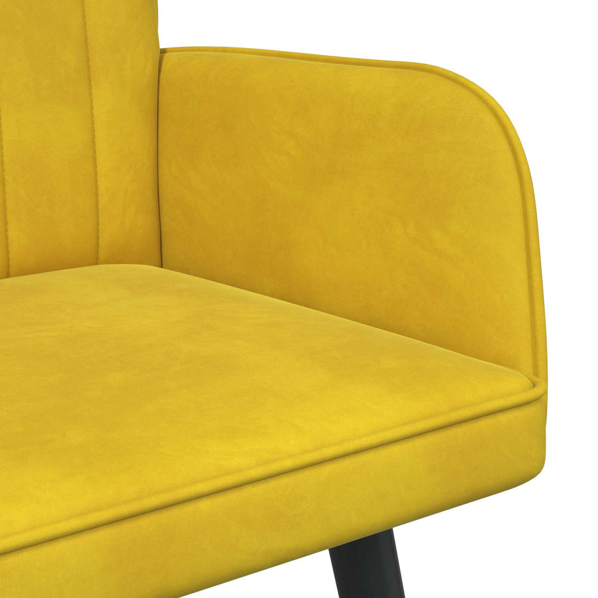 Sofa za dvije osobe Žuta 115 x 61 x 87 cm Baršun