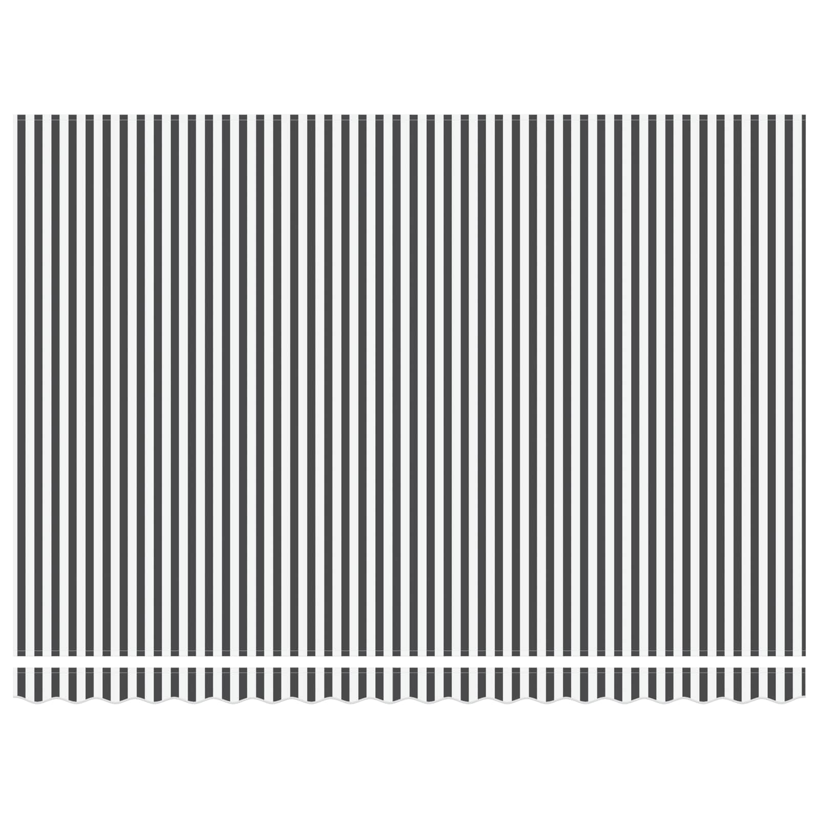 Povlačivi tende Antracit i bijelo 4 x 2 m