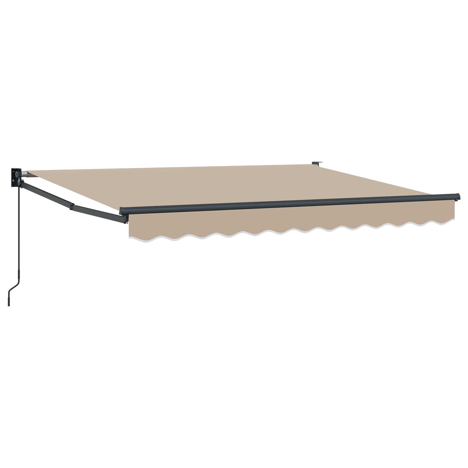 Povlačivi tende Bež 3 x 2 m 100% Poliester i Aluminij