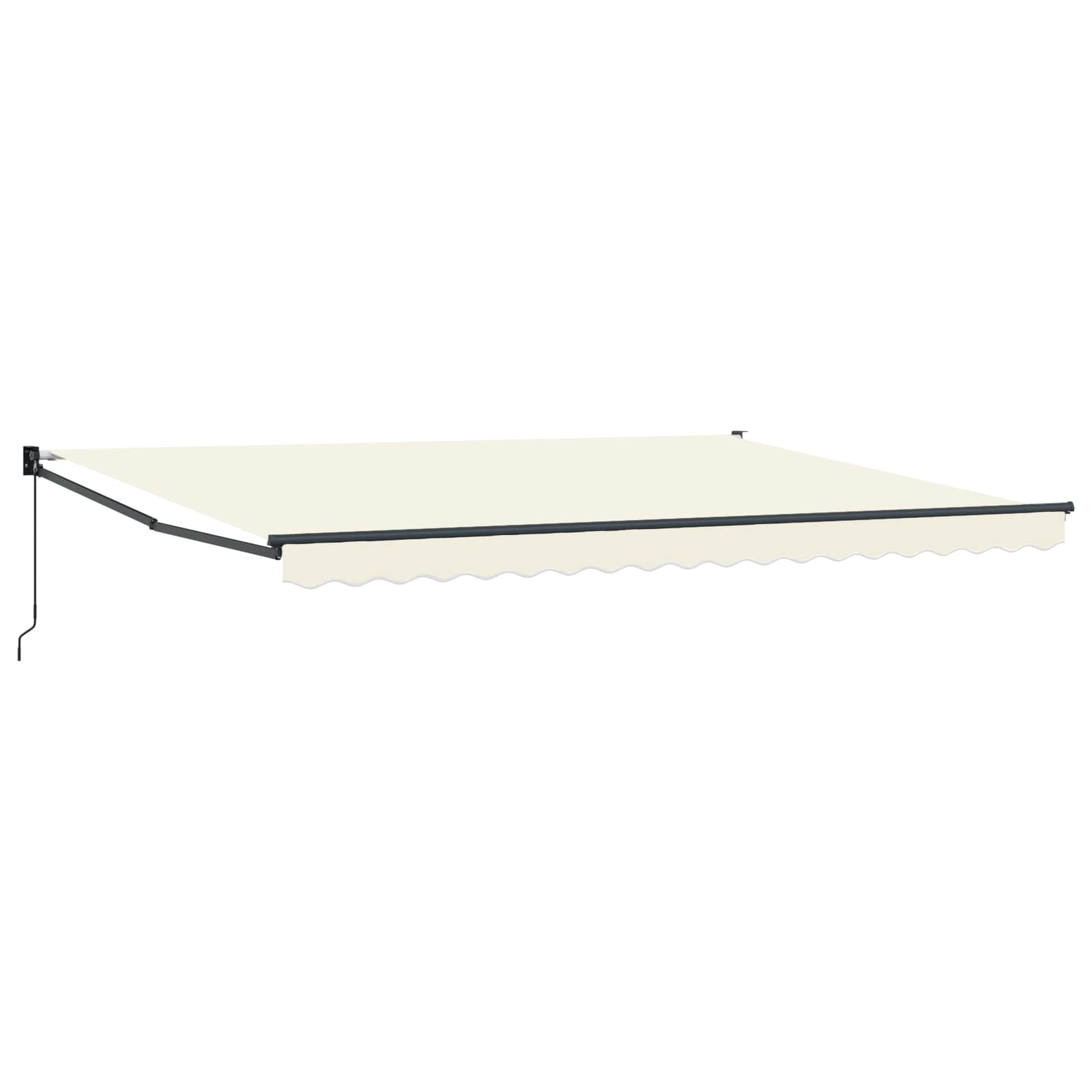 Povlačivi tende Krem 4 x 2 m 100% Poliester i Aluminij