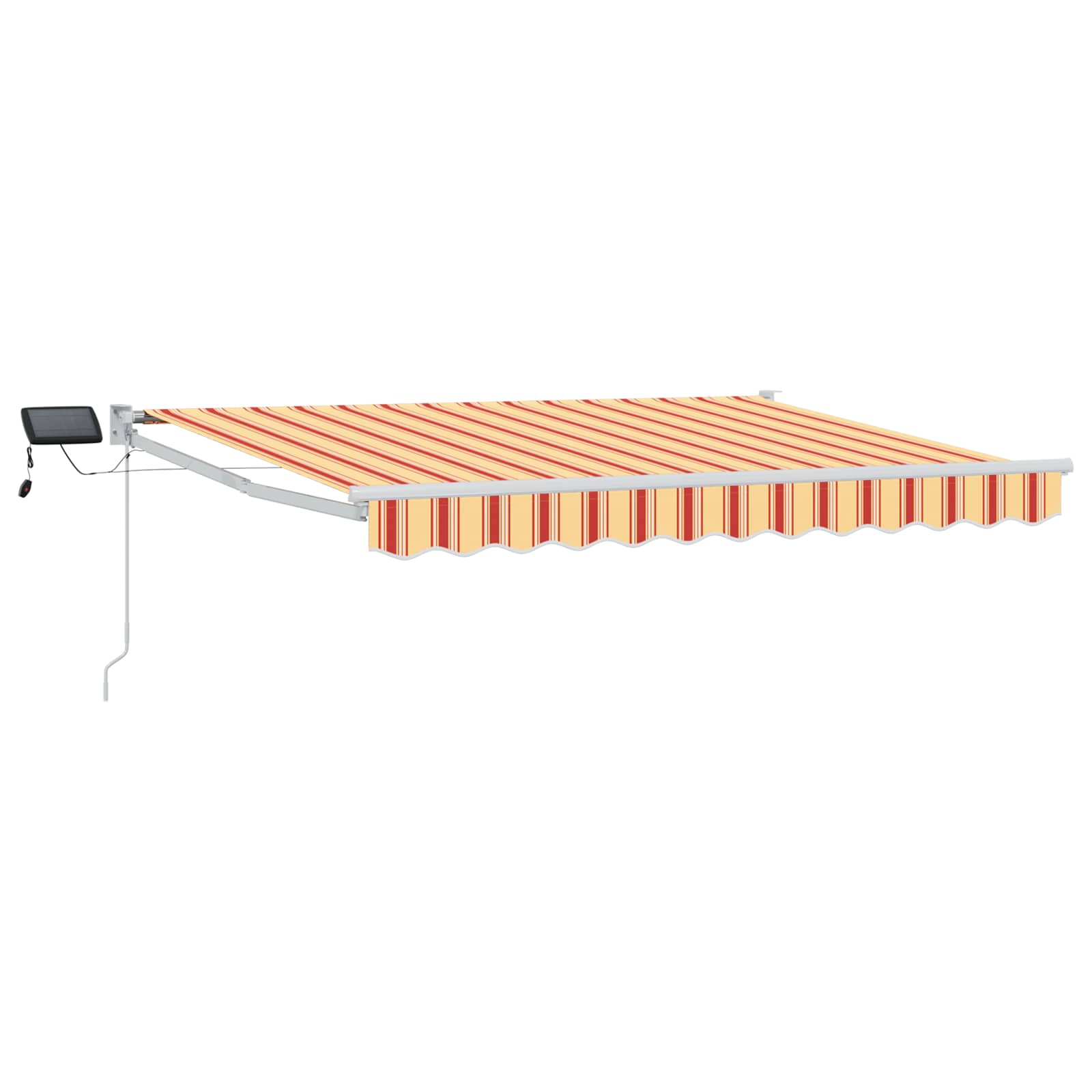 Ručna zlačivna tenda s LED diodama Šareni 3 x 2 m