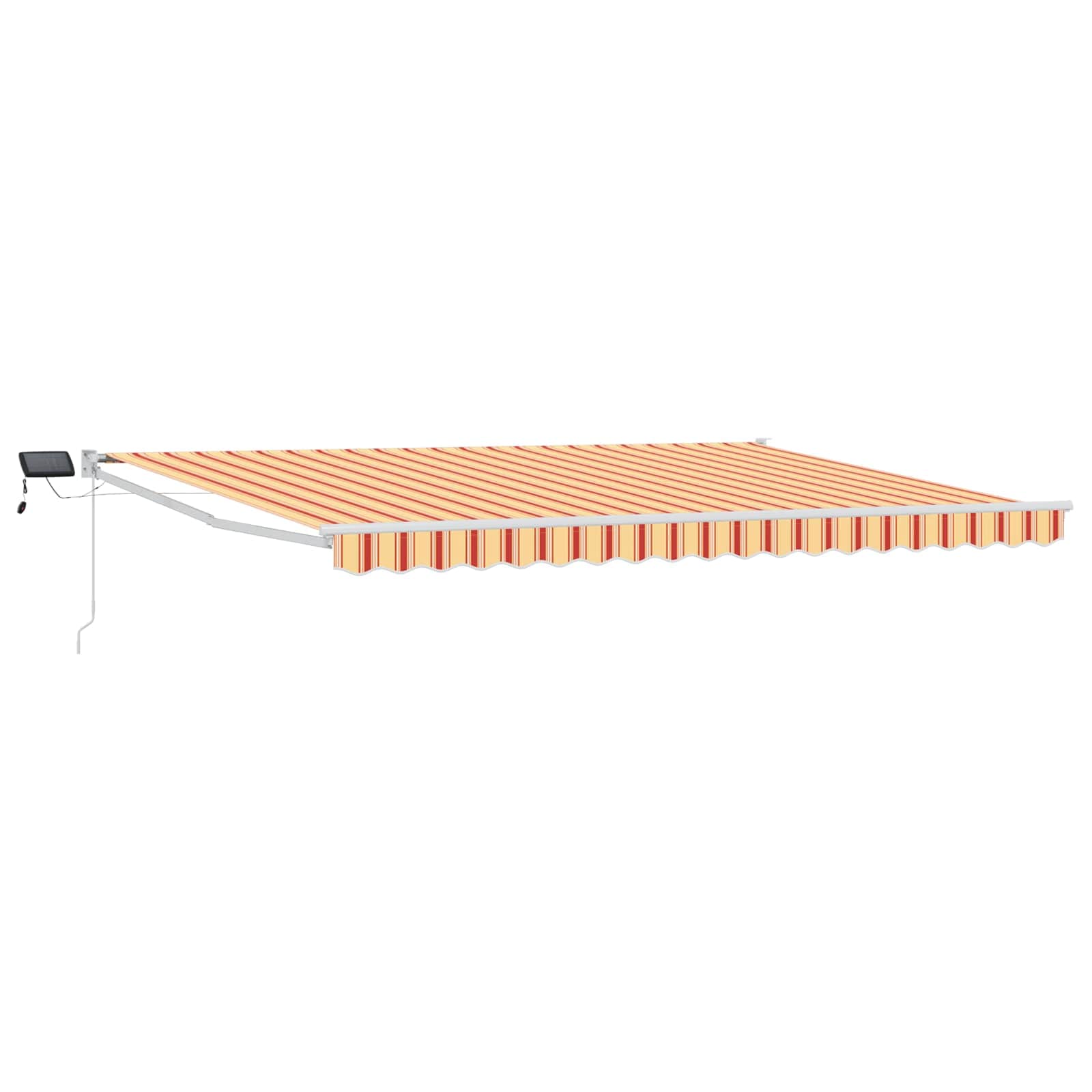 Ručna zlačivna tenda s LED diodama Šareni 5 x 3 m