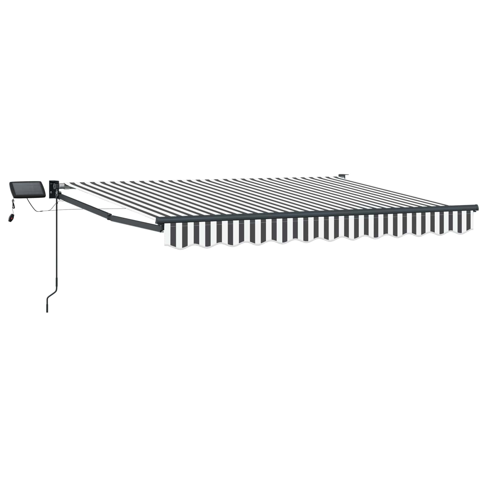 Ručna zlačivna tenda s LED diodama 3,5 x 2,5 m